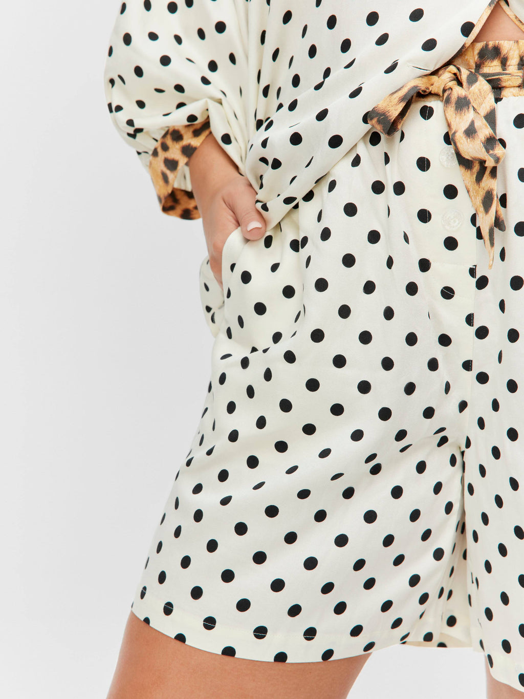 P.A. Plus Leopard Spot Long Short