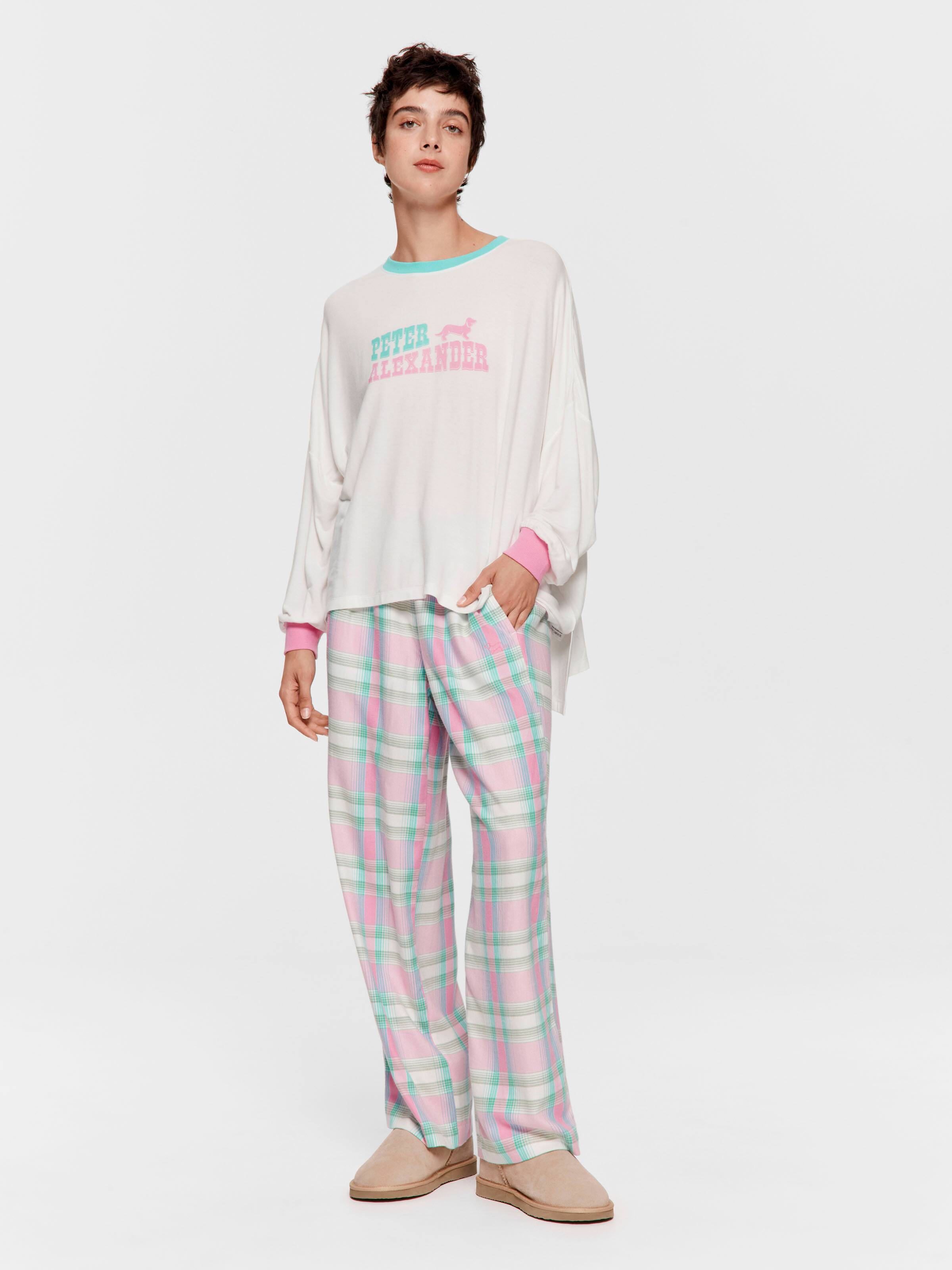 Peter Alexander Western Oversized Long Sleeve Top