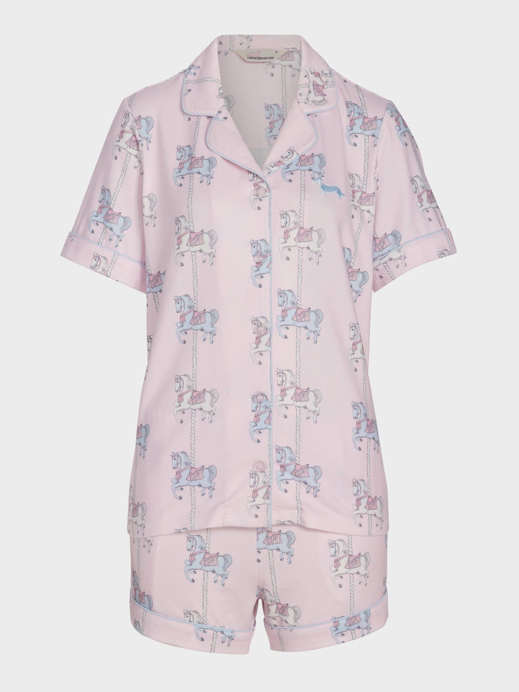 Carousel Plush Shortie Pj Set