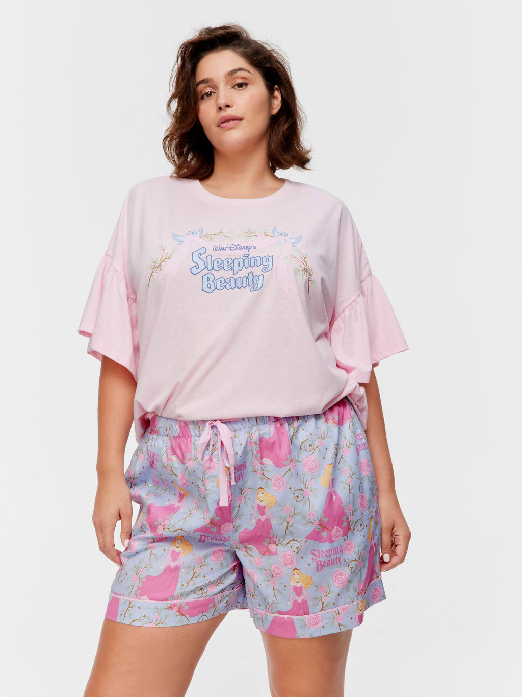P.A. Plus  Sleeping Beauty 100% Cotton Mid Short