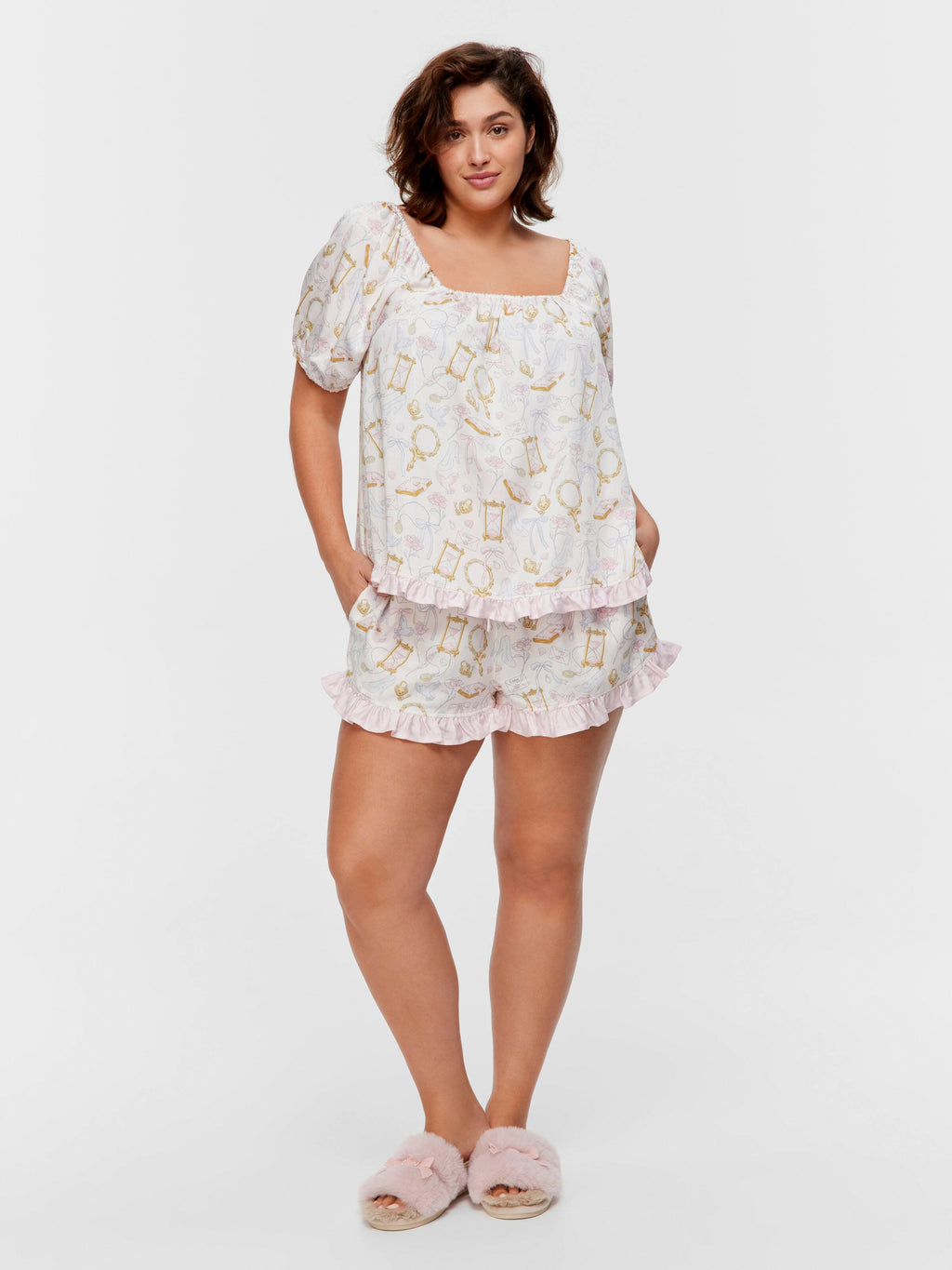 P.A. Plus Romance Icon Shortie Pj Set
