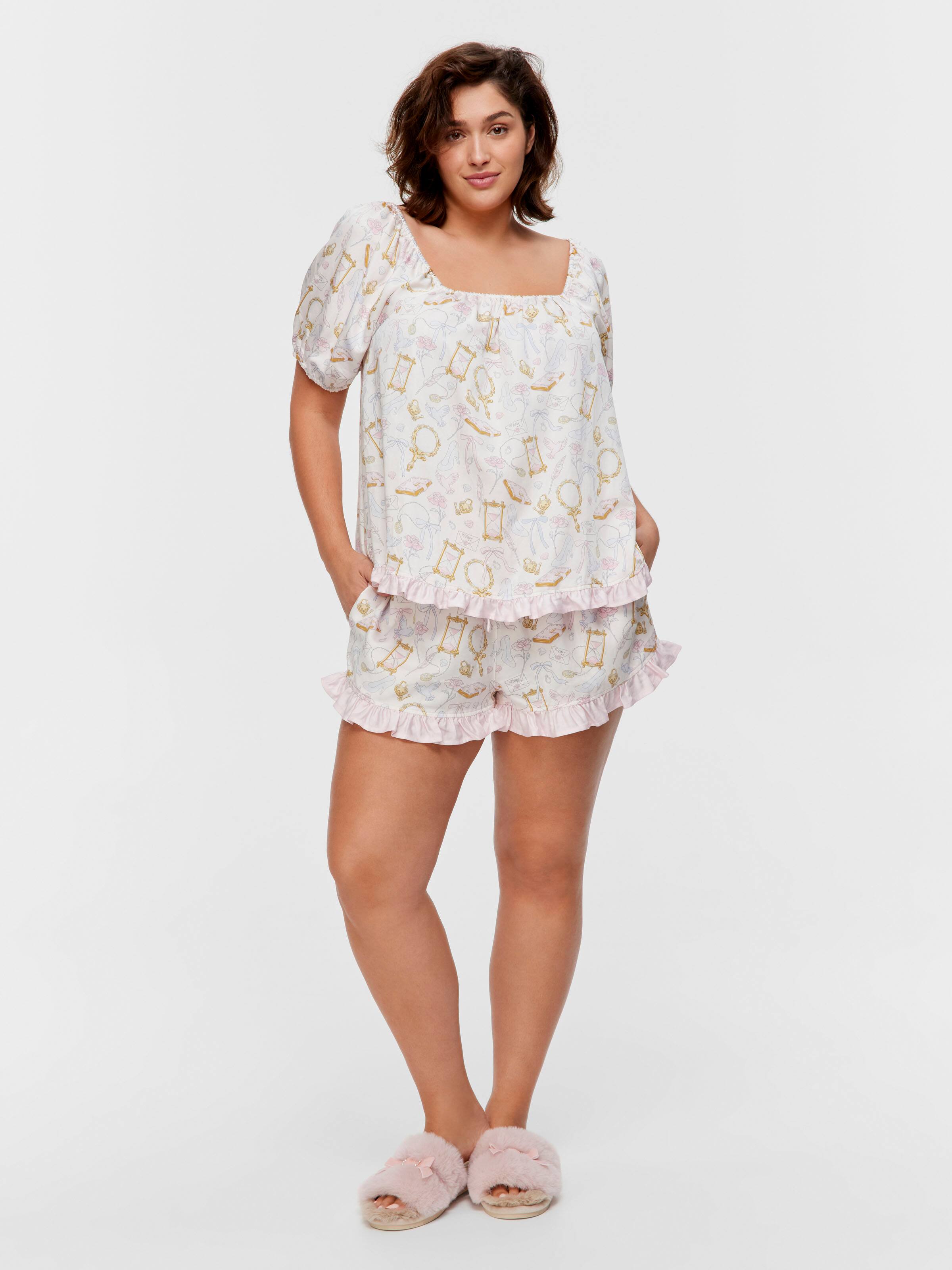 P.A. Plus Romance Icon Shortie Pj Set