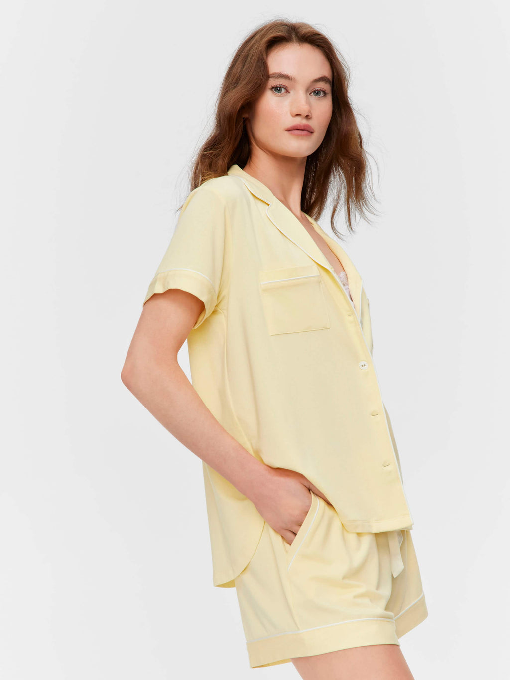 Butter Bamboo Jersey Shortie Pj Set