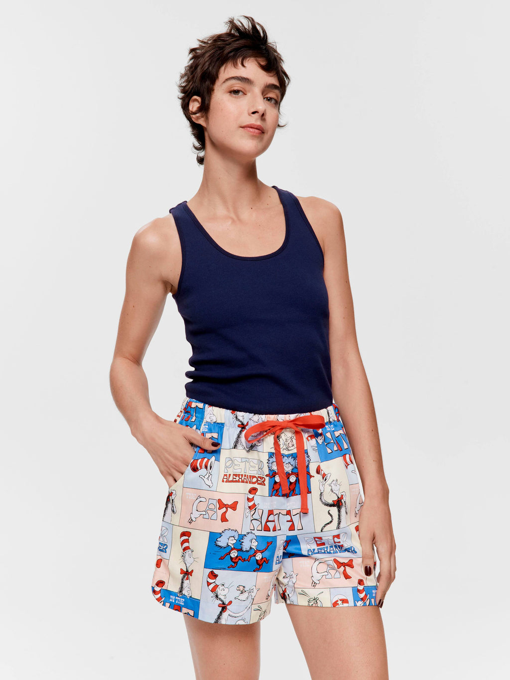 Dr Seuss 100% Cotton Mid Short