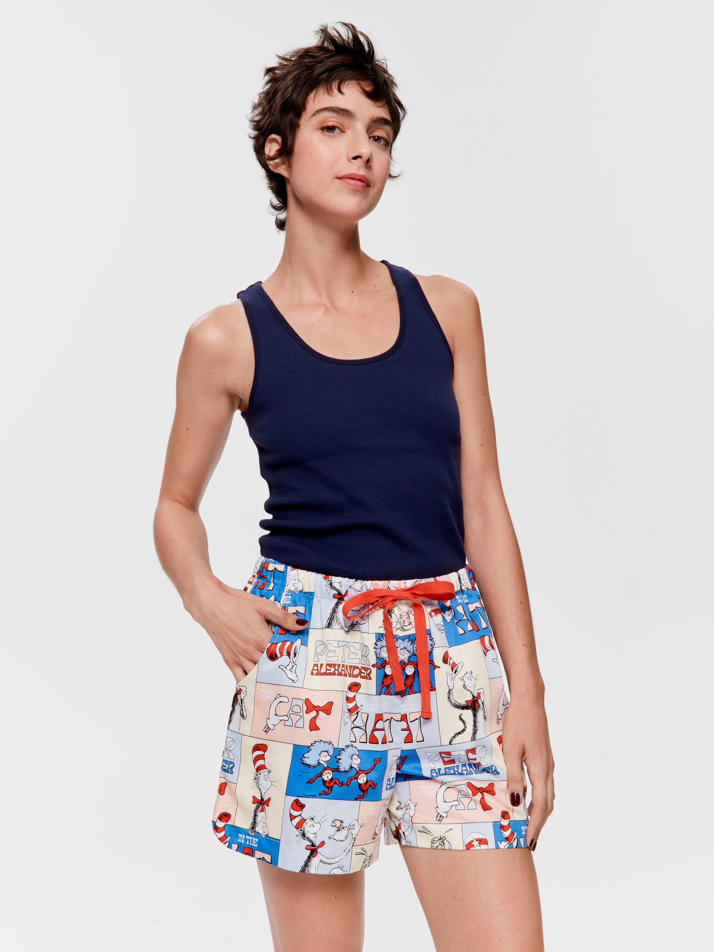 Dr Seuss 100% Cotton Mid Short