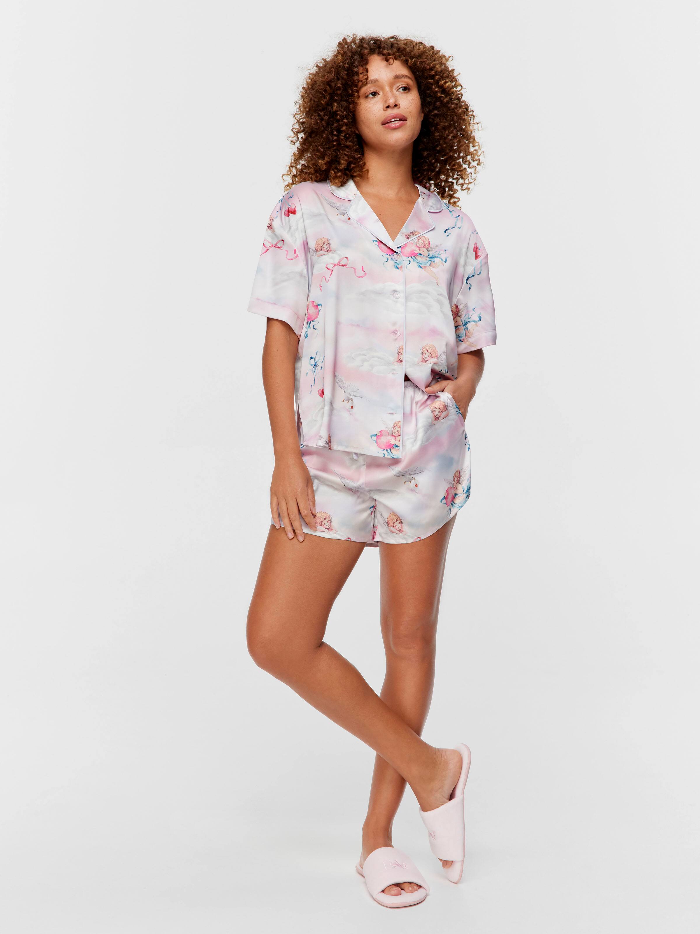 Cherub Satin Shortie Pj Set