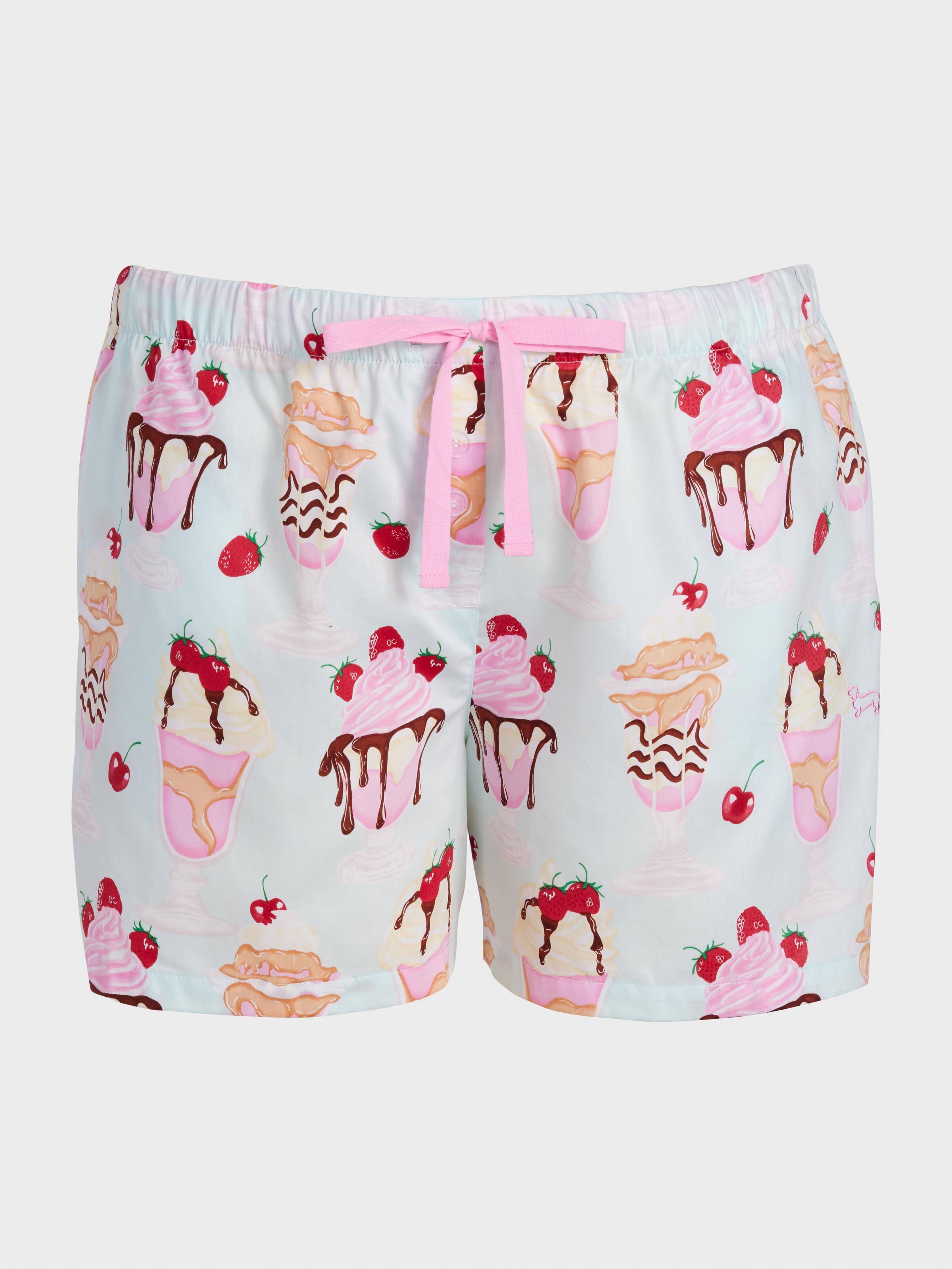P.A. Plus Ice Cream Sundae 100% Cotton Mid Short