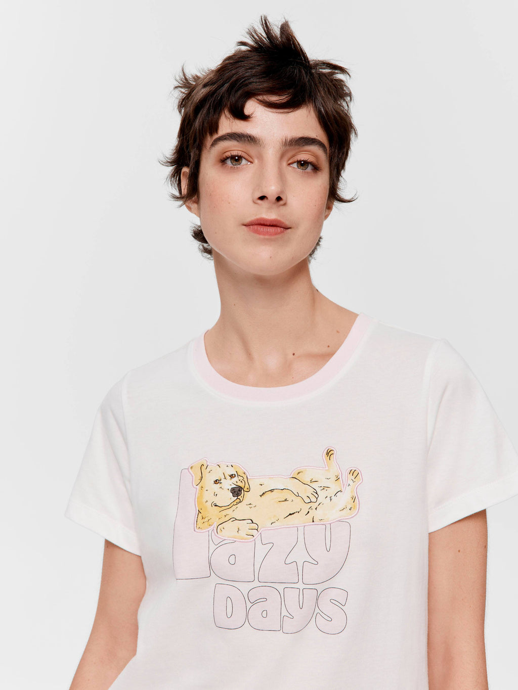 Lazy Labrador 100% Cotton Tee