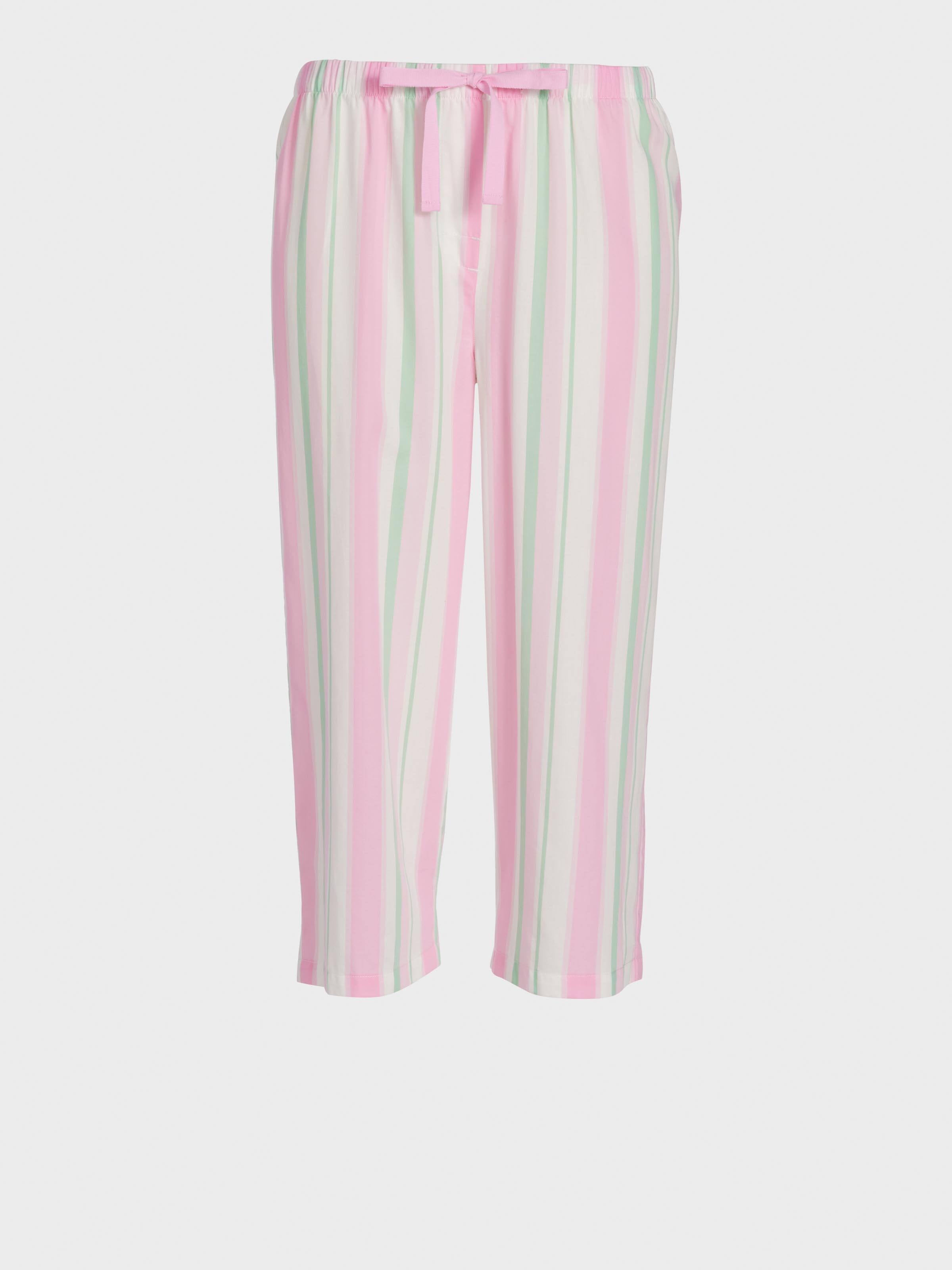 Summer Stripe 100% Cotton 3/4 Pj Pant