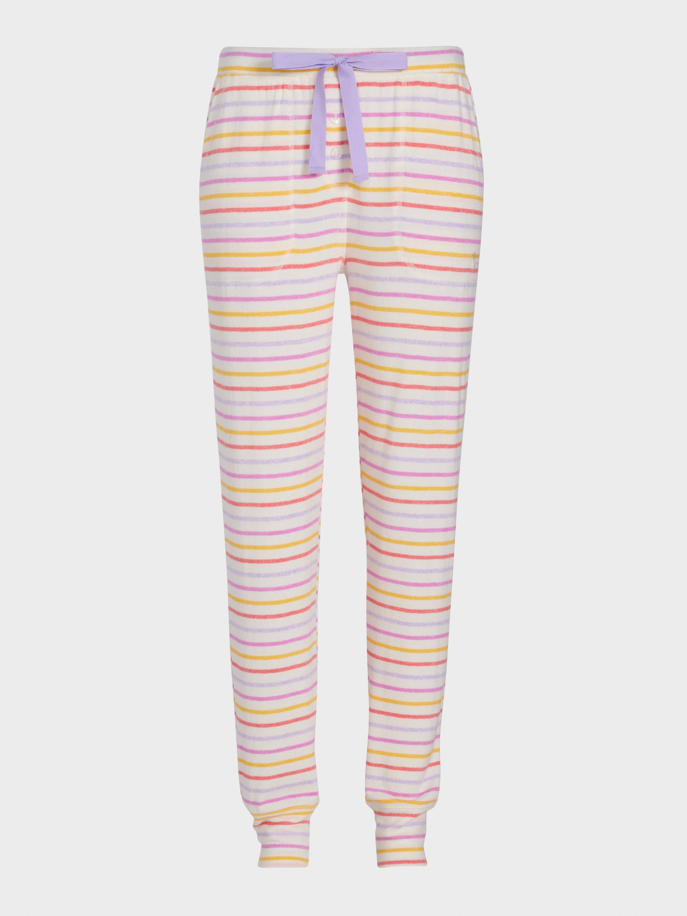 Fuzzy Stripe Easy Pj Pant