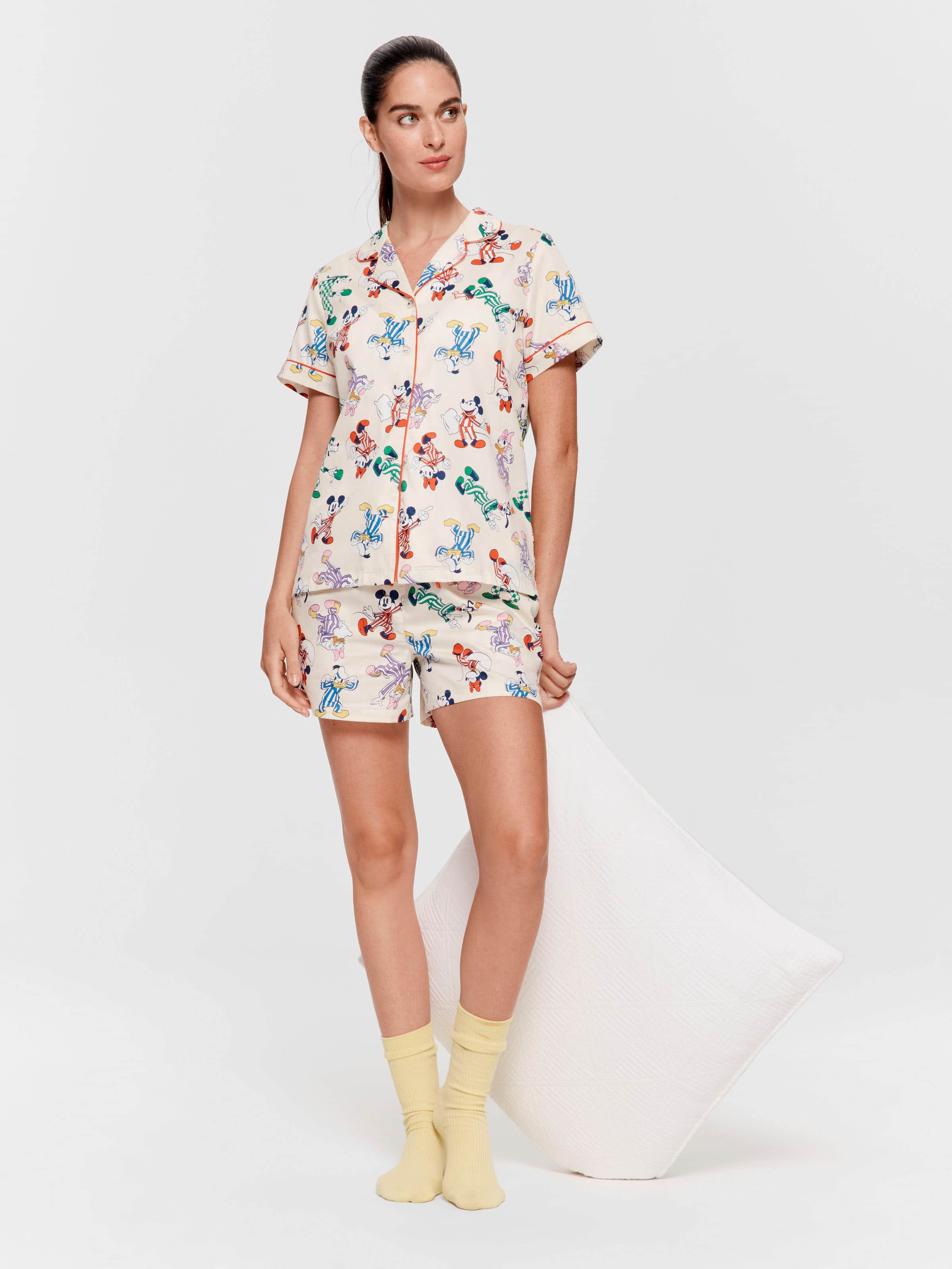& Friends 100% Cotton Shortie Pj Set