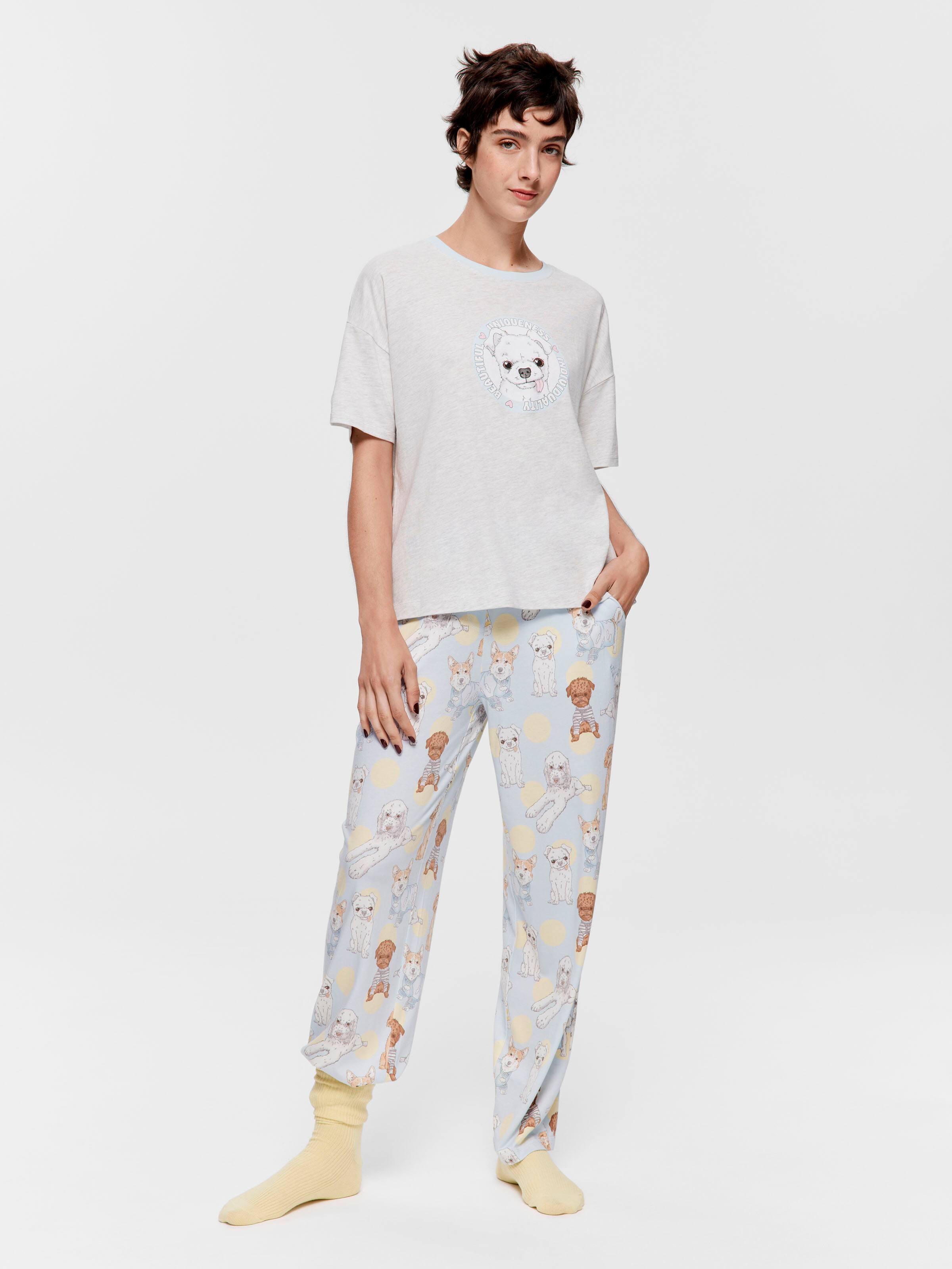Cute Dog Oversized Tee