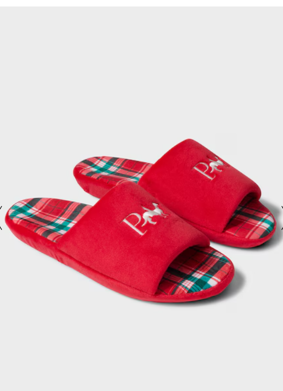 Womens Tartan Slide
