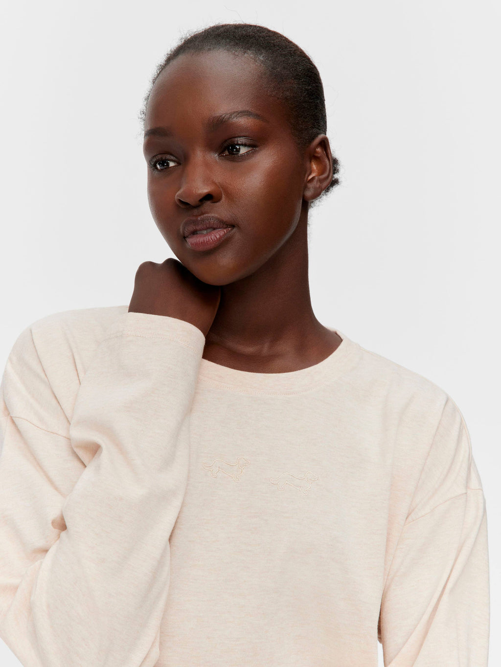 Caramel Logo Long Sleeve Top