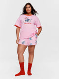 P.A. Plus Sleepy Donald Duck Oversized Tee