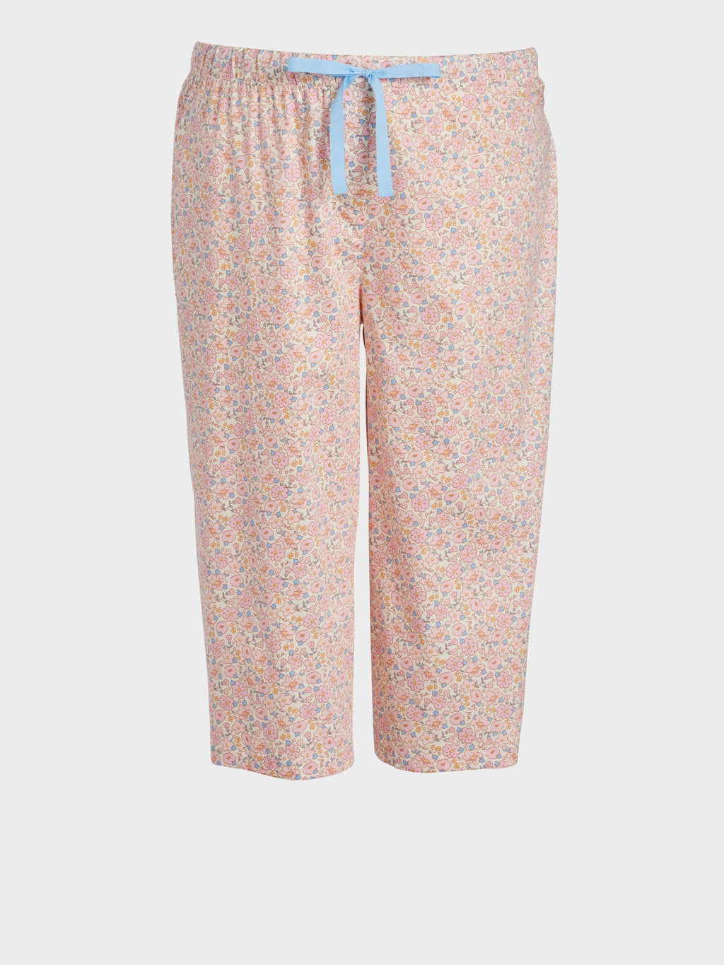 P.A. Plus Vintage Floral 100% Cotton 3/4 Pj Pant