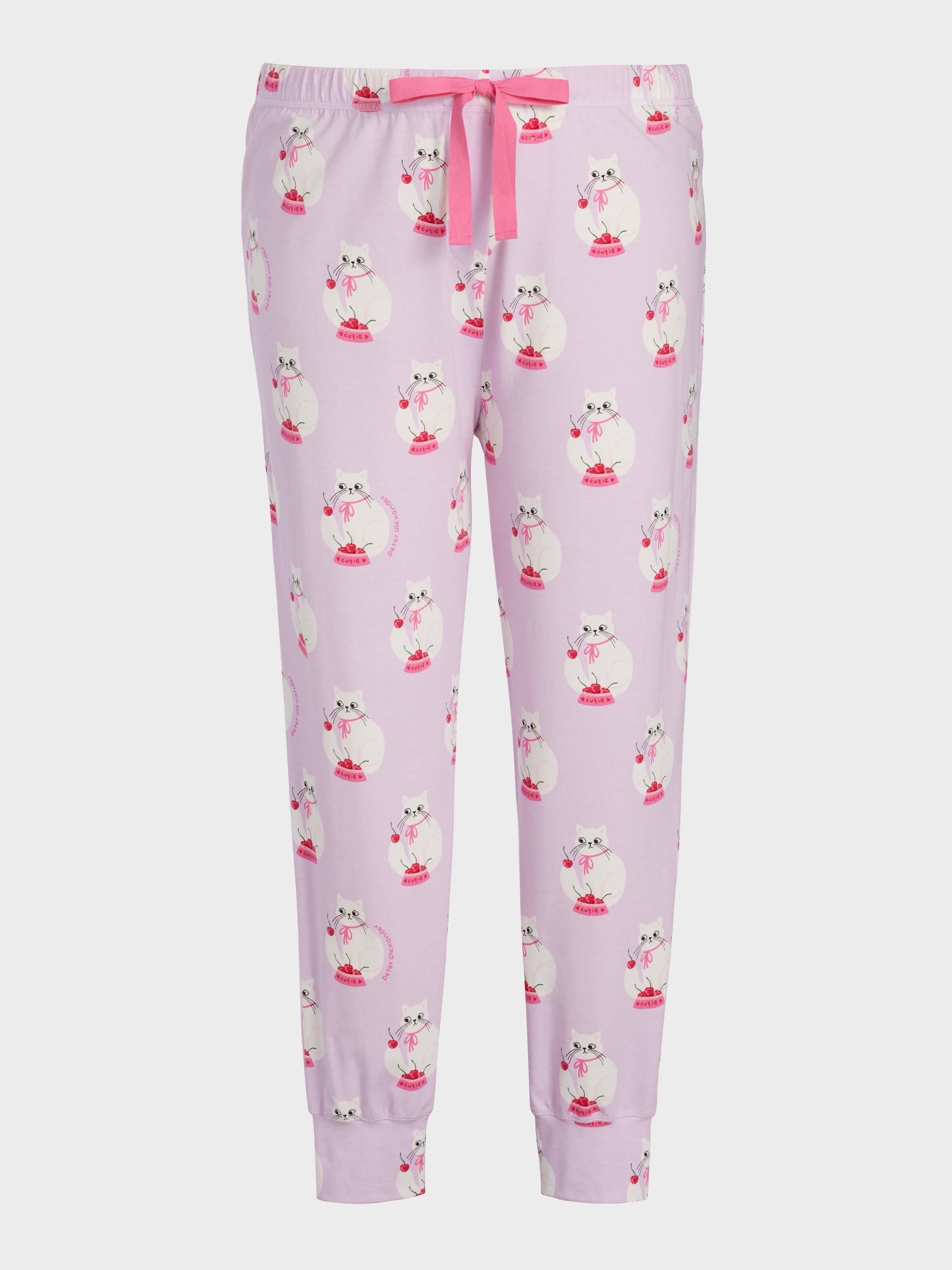 P.A. Plus Cherry Cat Easy Pj Pant