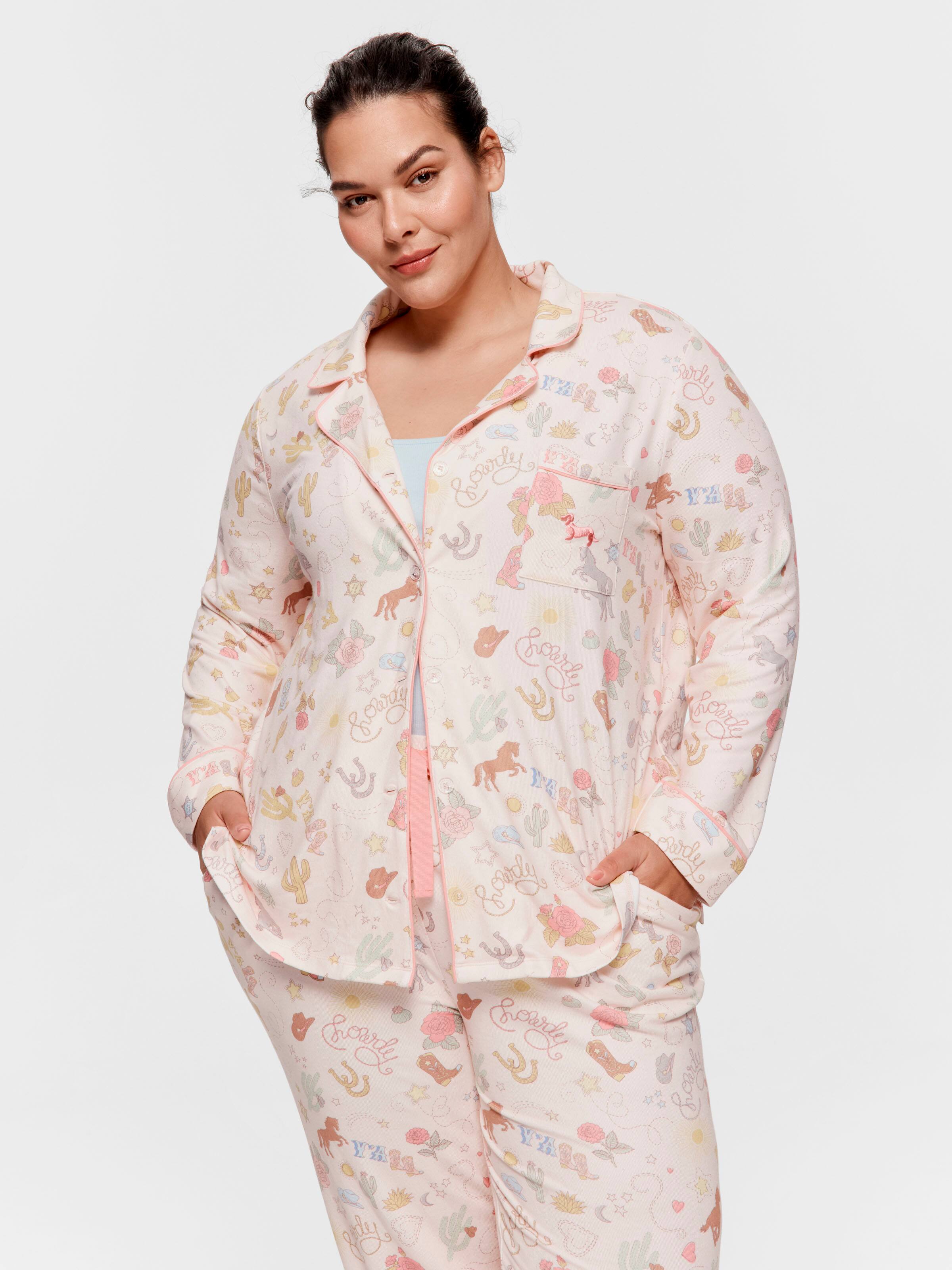 P.A. Plus Howdy Plush Classic Pj Set
