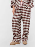 P.A. Plus Chocolate Gingham Viscose Flannelette Classic Pj Pant