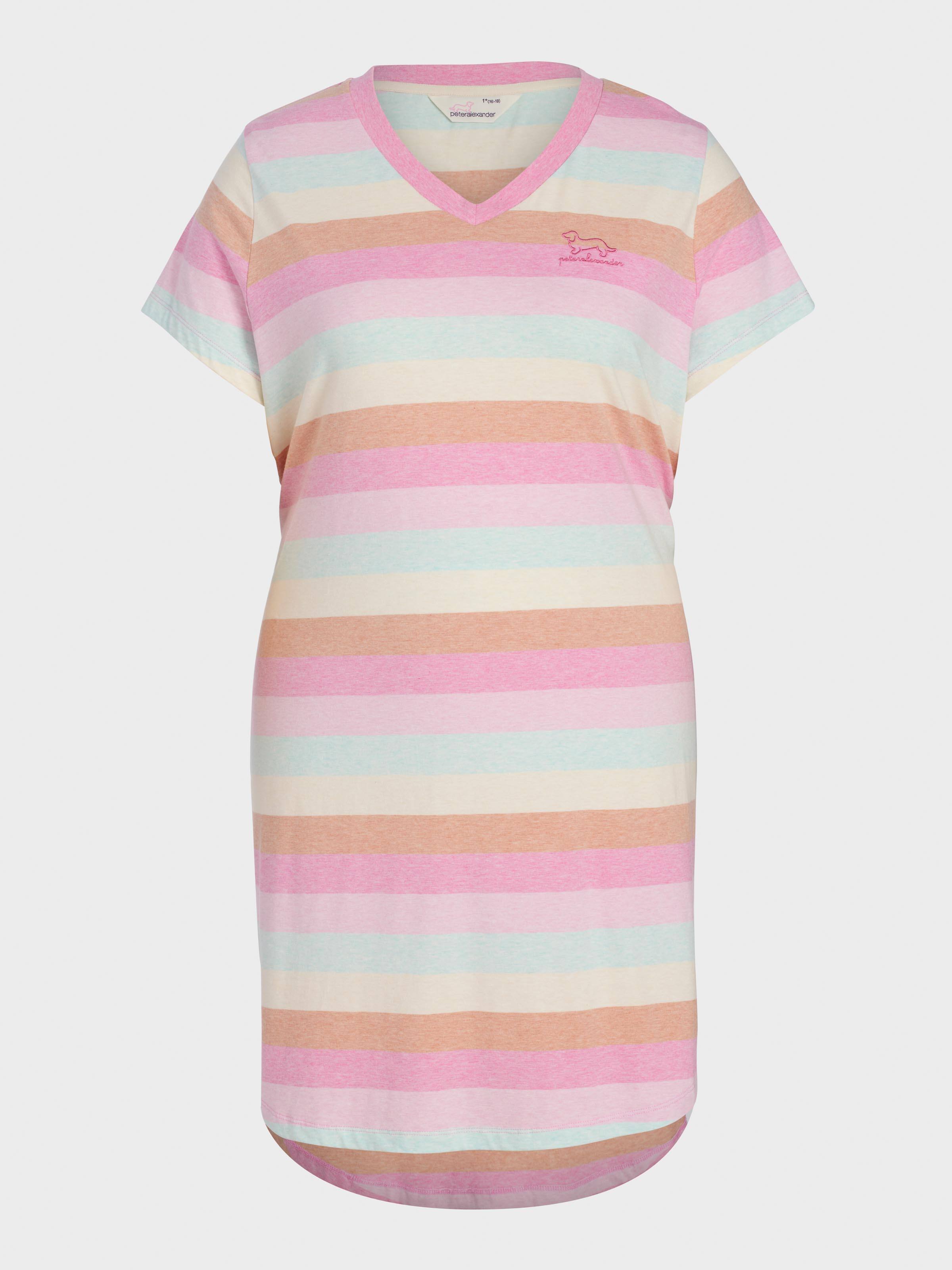 P.A. Plus Pastel Striped Nightie