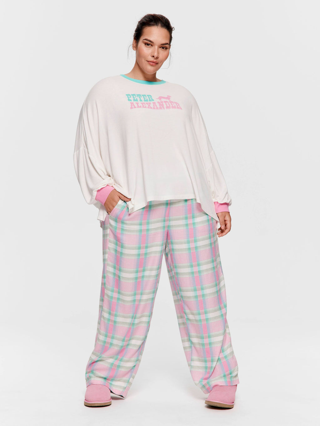 P.A. Plus Peter Alexander Western Oversized Long Sleeve Top