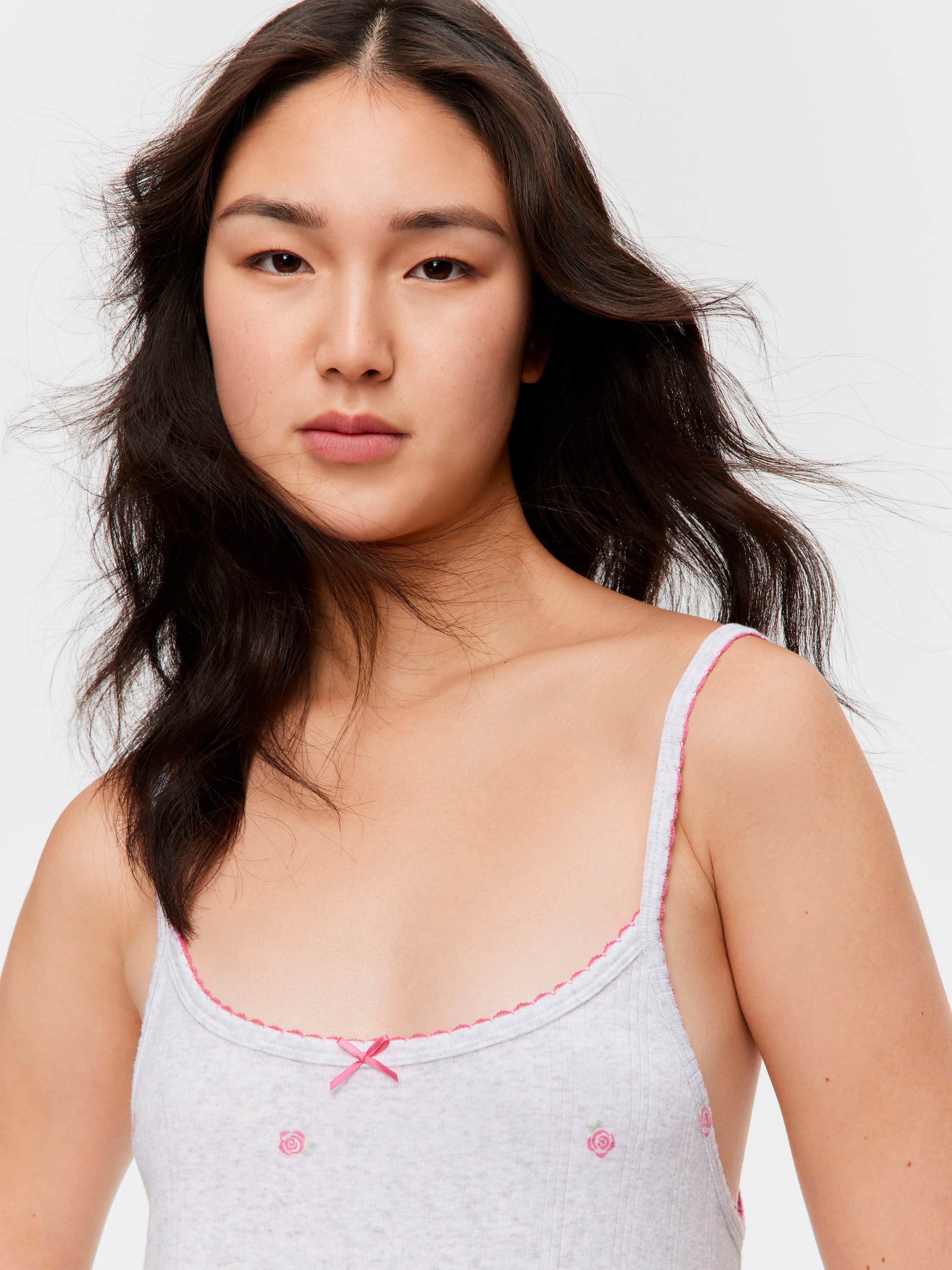 Pointelle Rose Onesie