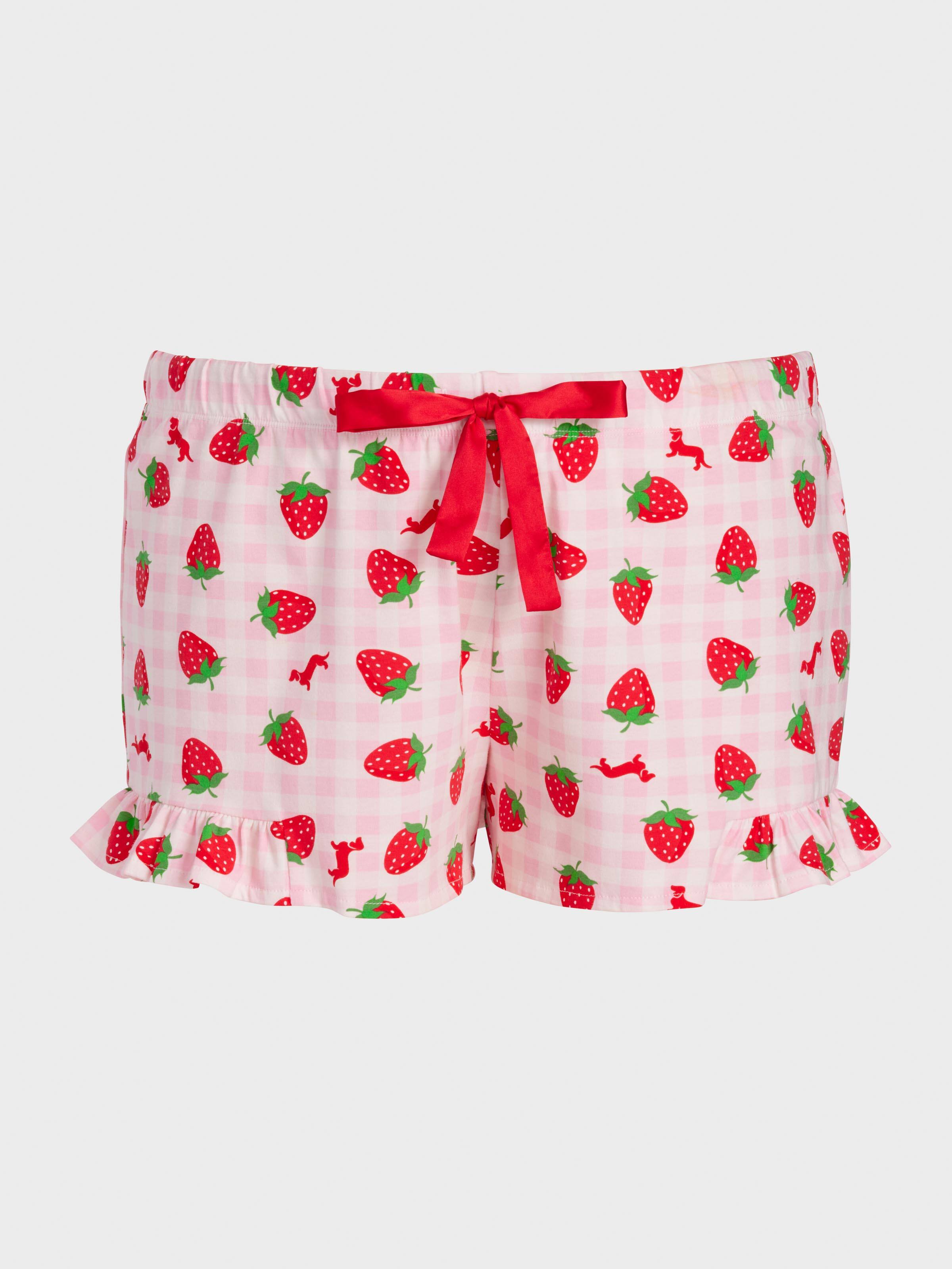 P.A. Plus Strawberry Mini Flutter Short