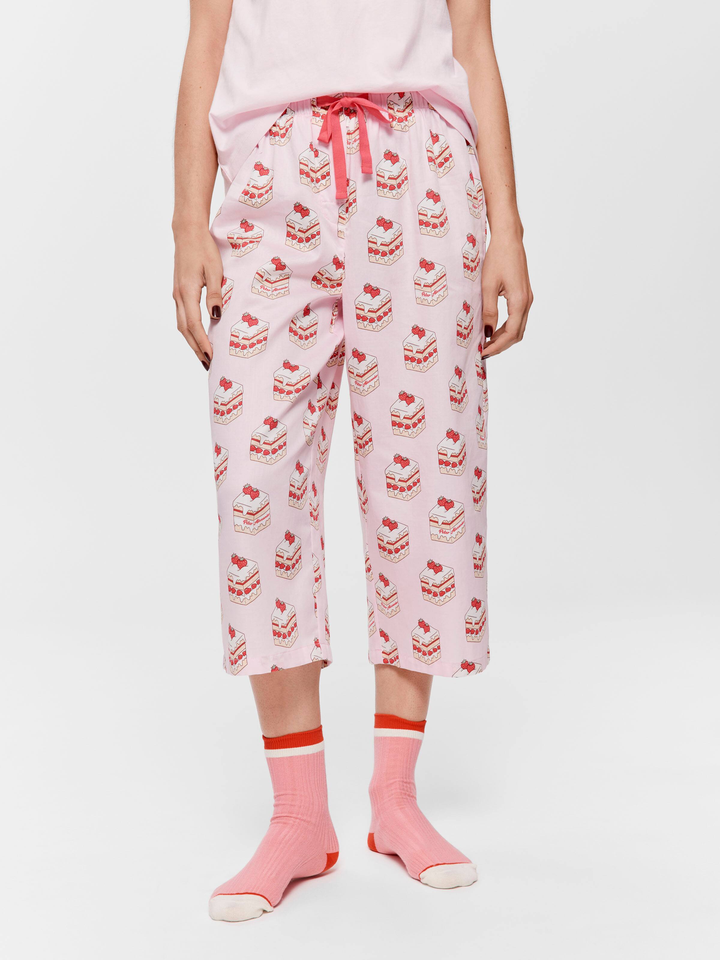 Sweet Cakes 100% Cotton 3/4 Pj Pant