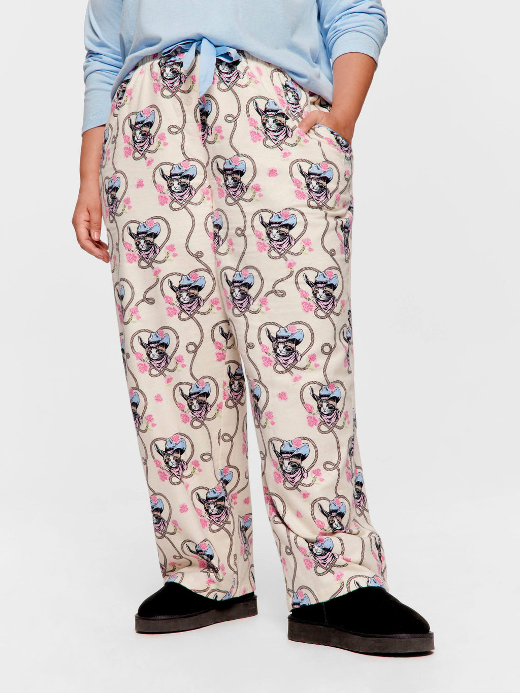 P.A. Plus Cowboy Kitty Flannelette Classic Pj Pant