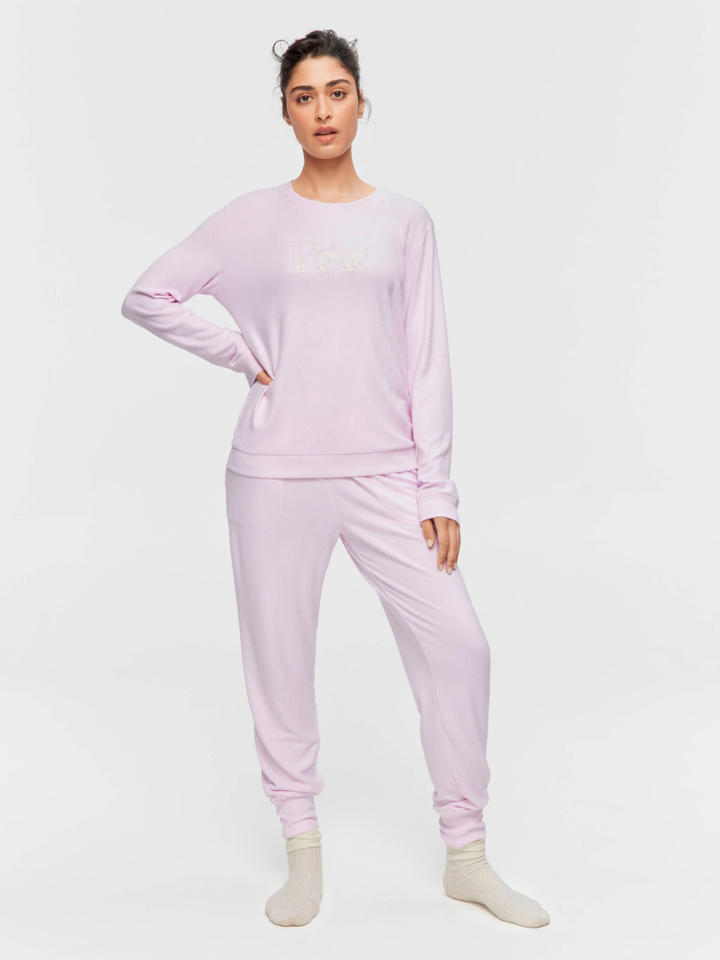 Pink Plush Sweater