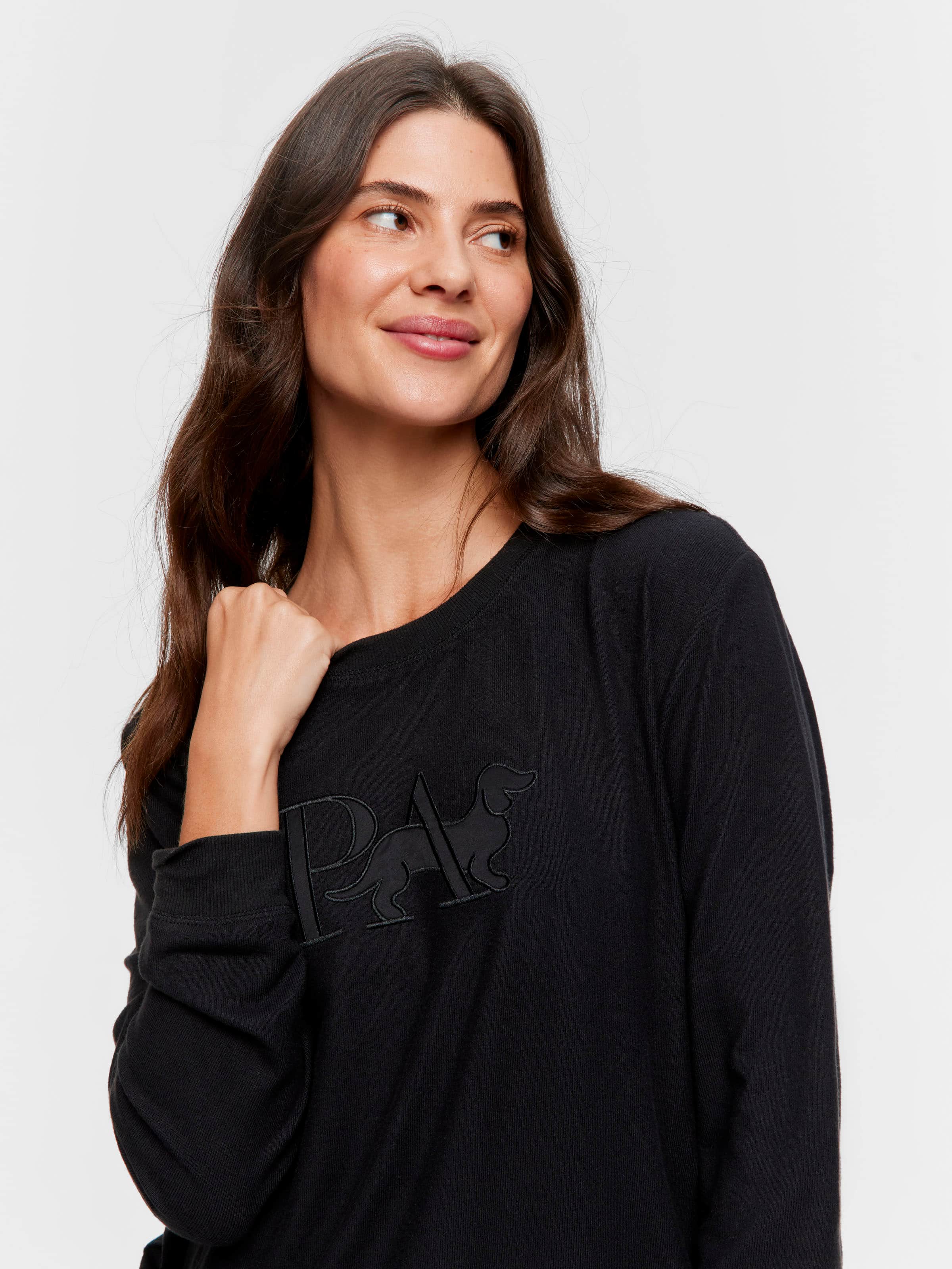 Black Plush Sweater