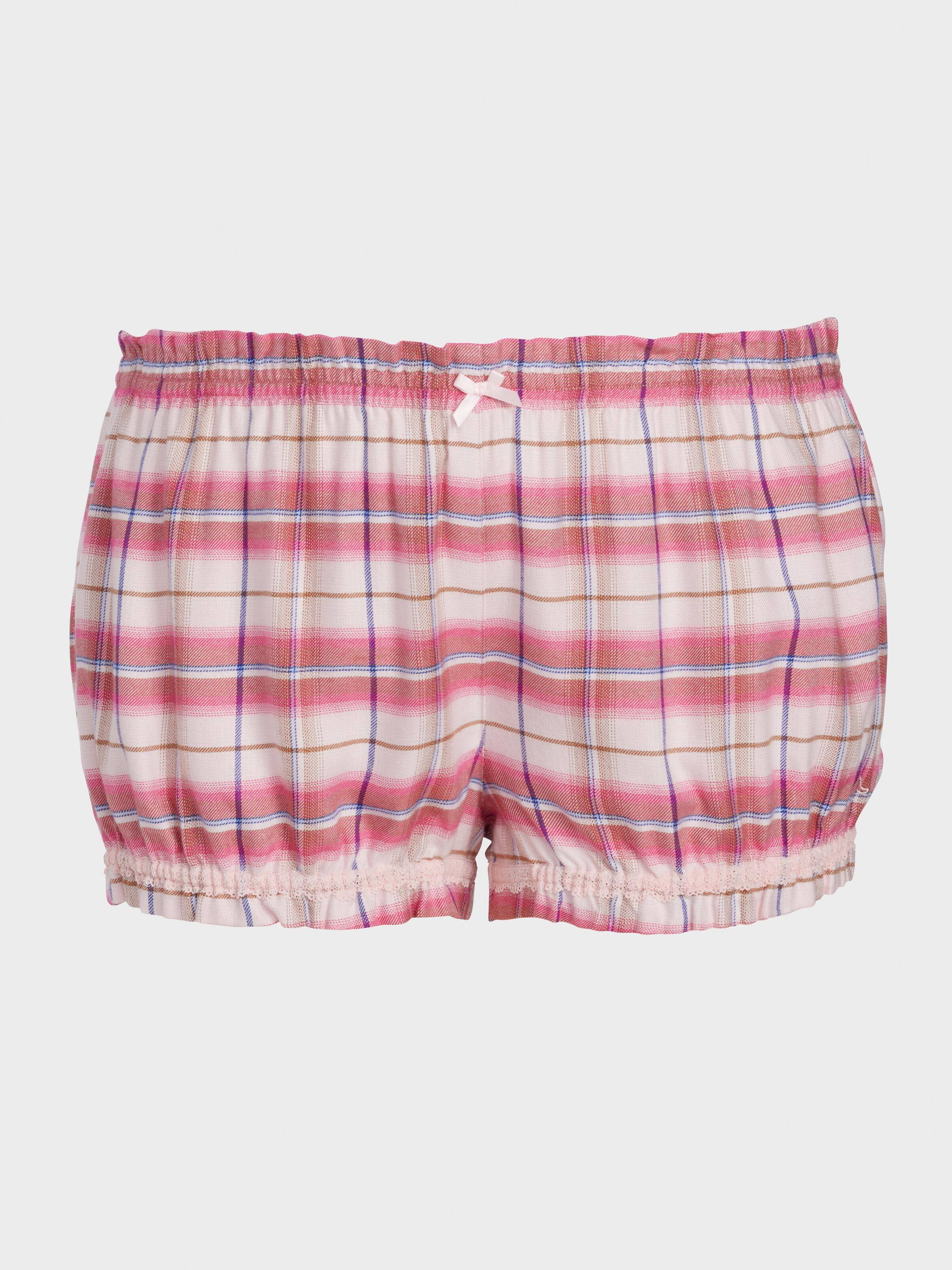 P.A. Plus Hot Pink Check Bloomer Short