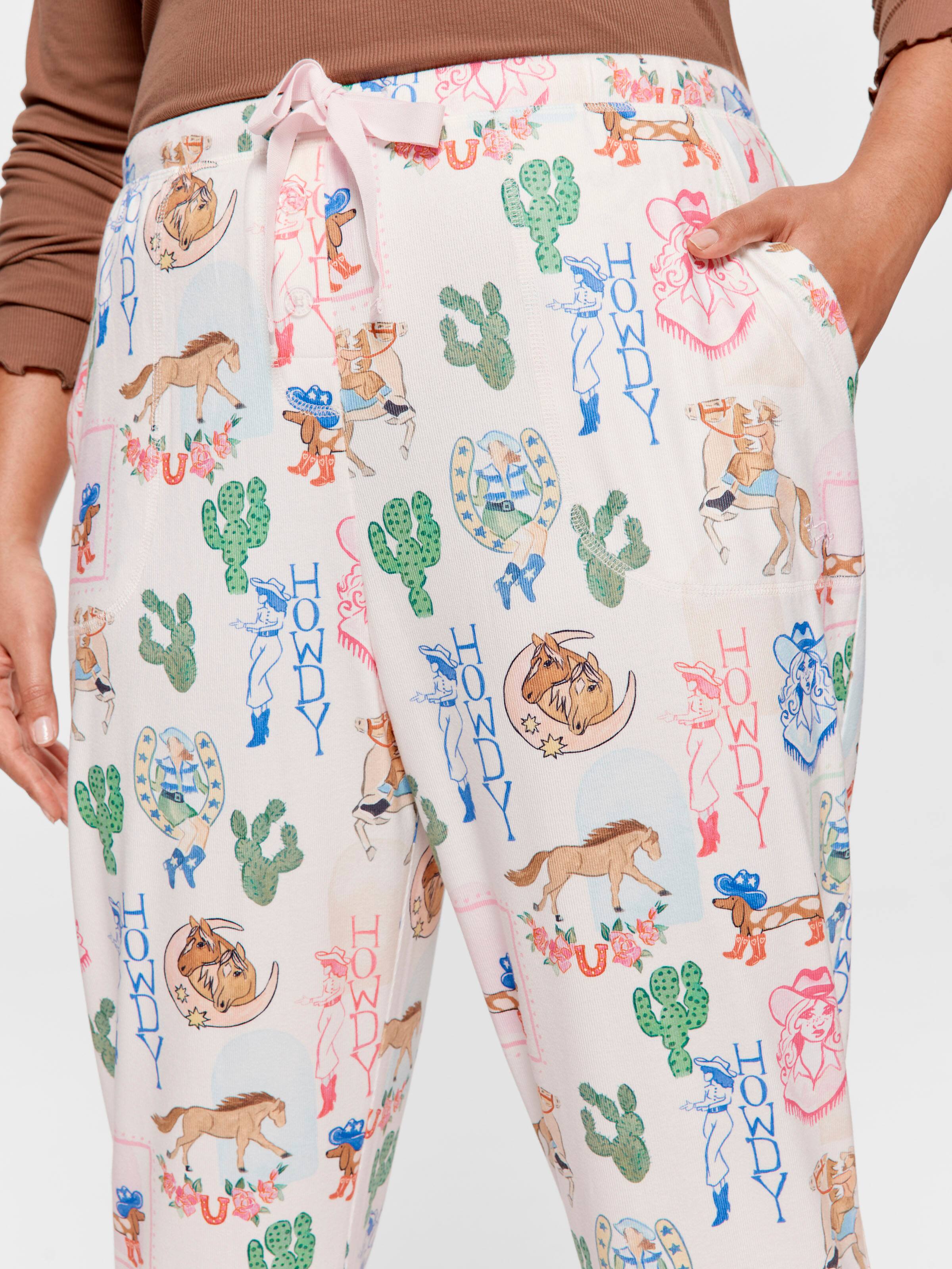 P.A. Plus Western Plush Tapered Pj Pant
