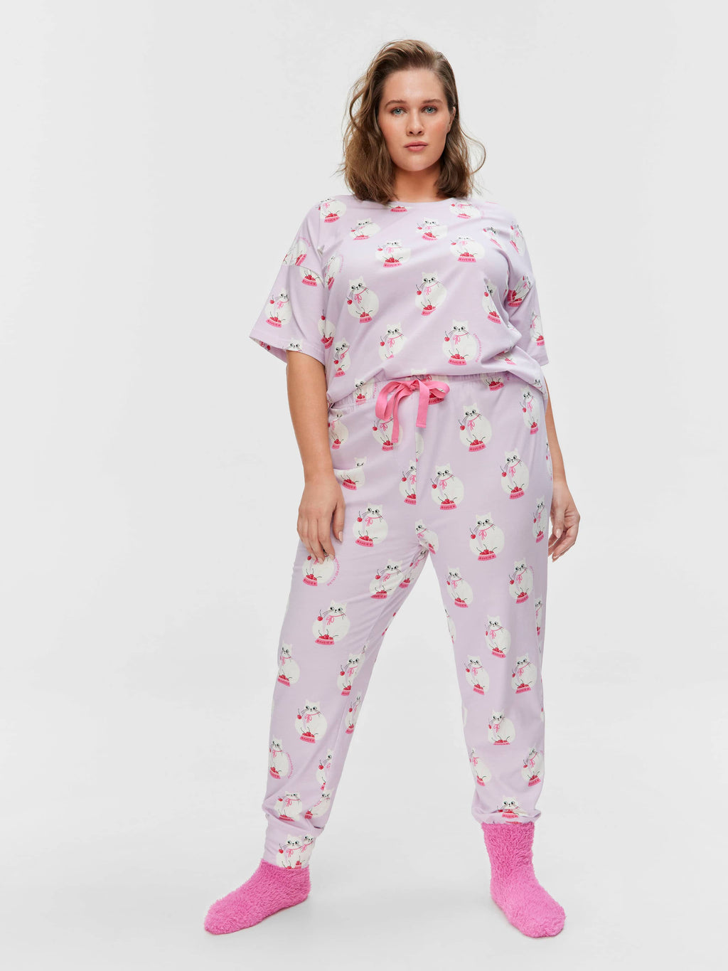 P.A. Plus Cherry Cat Easy Pj Pant