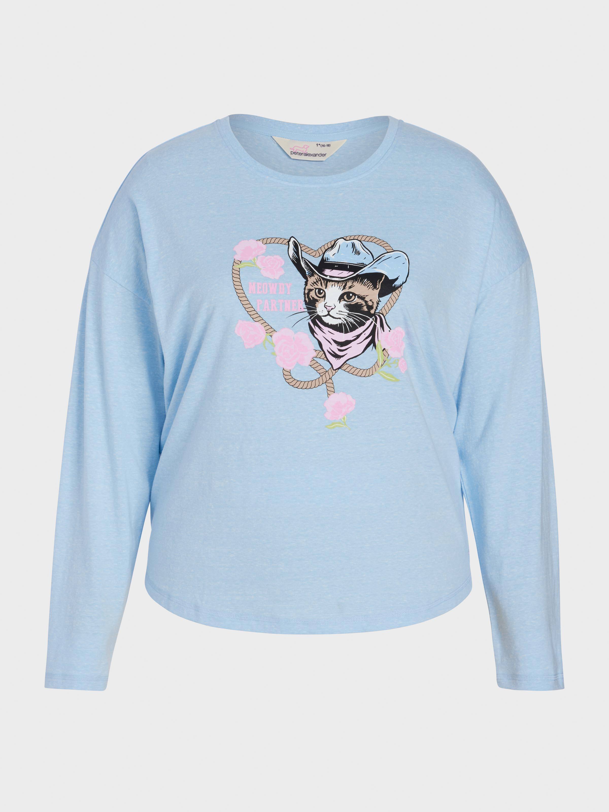 P.A. Plus Cowboy Kitty Long Sleeve Top