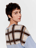 Waffle Check Oversized Tee