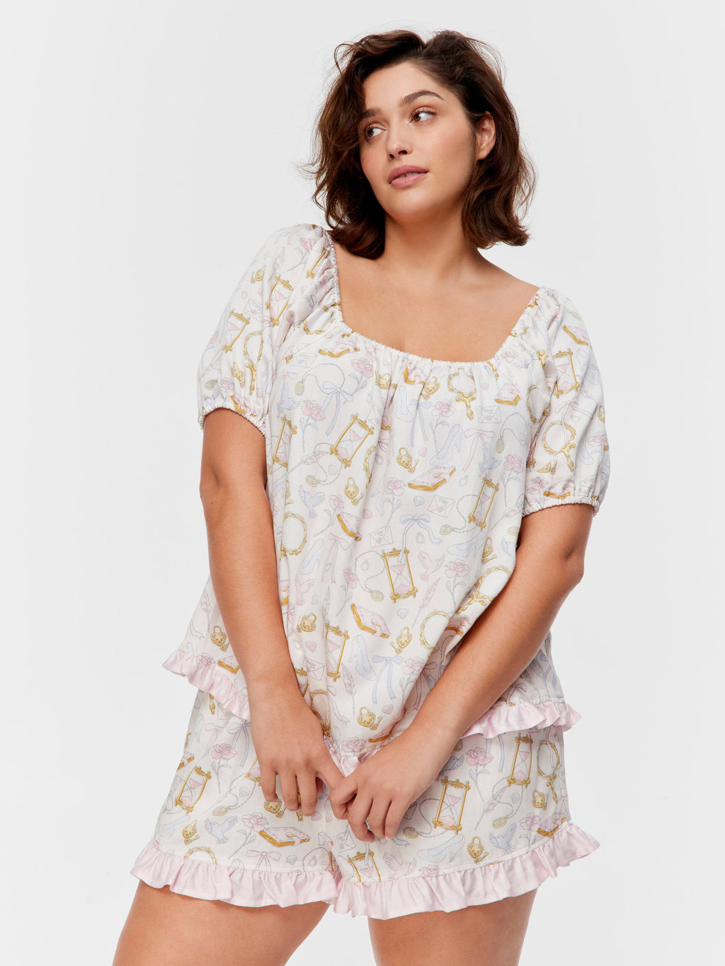 P.A. Plus Romance Icon Shortie Pj Set
