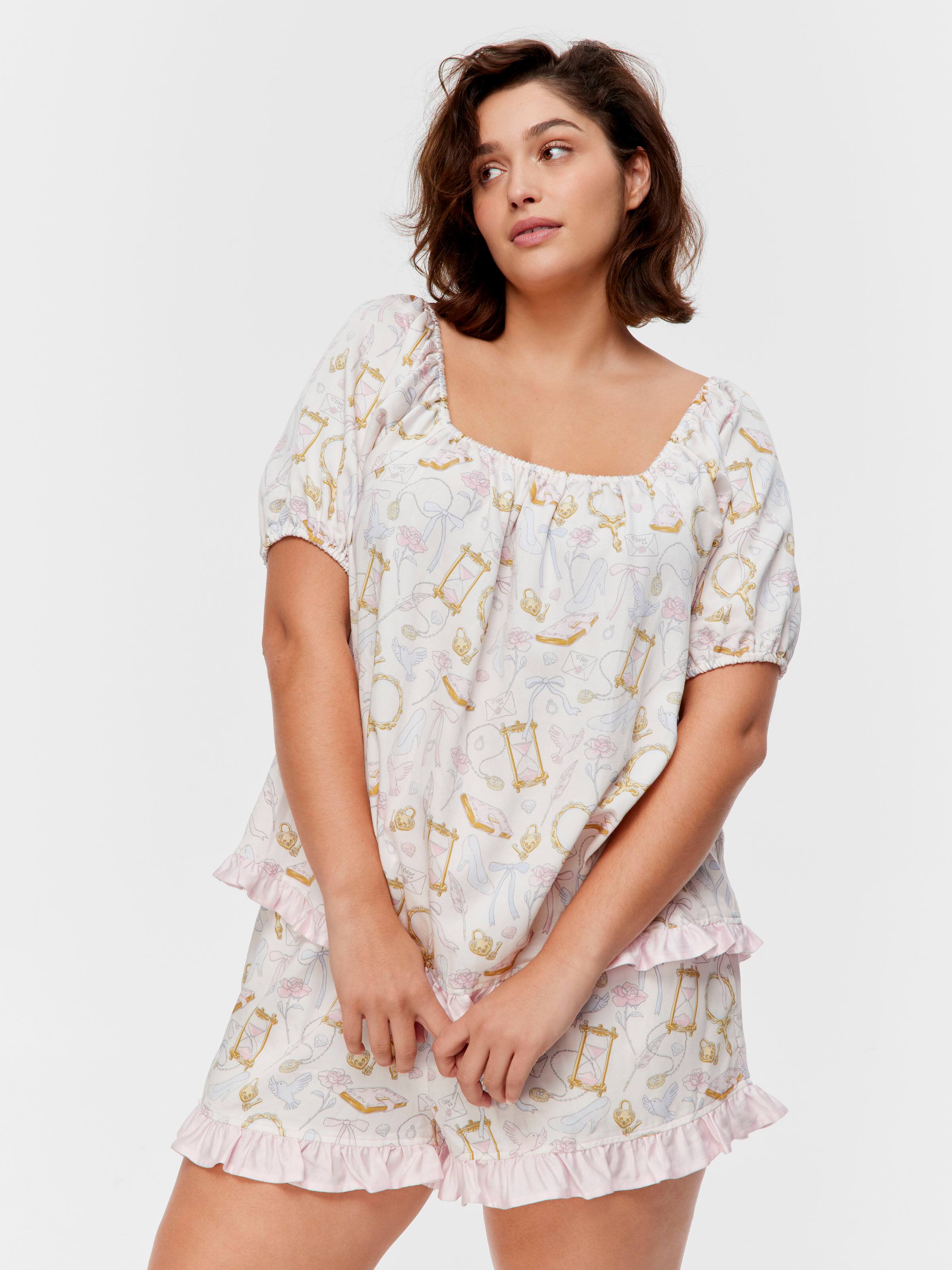 P.A. Plus Romance Icon Shortie Pj Set