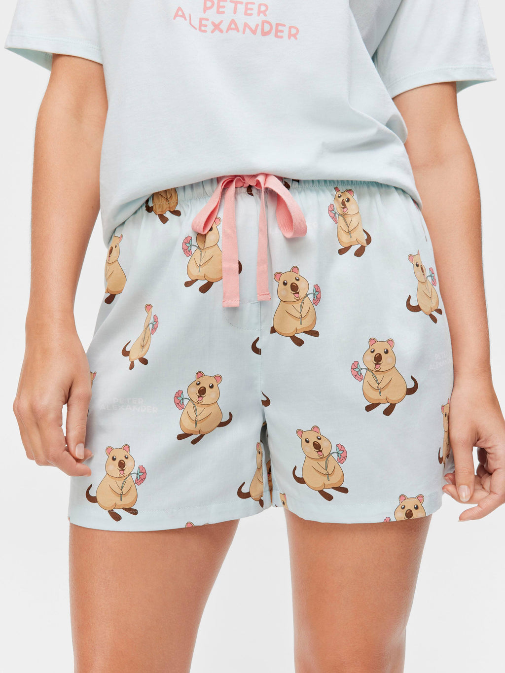 Quokka Mint 100% Cotton Mid Short