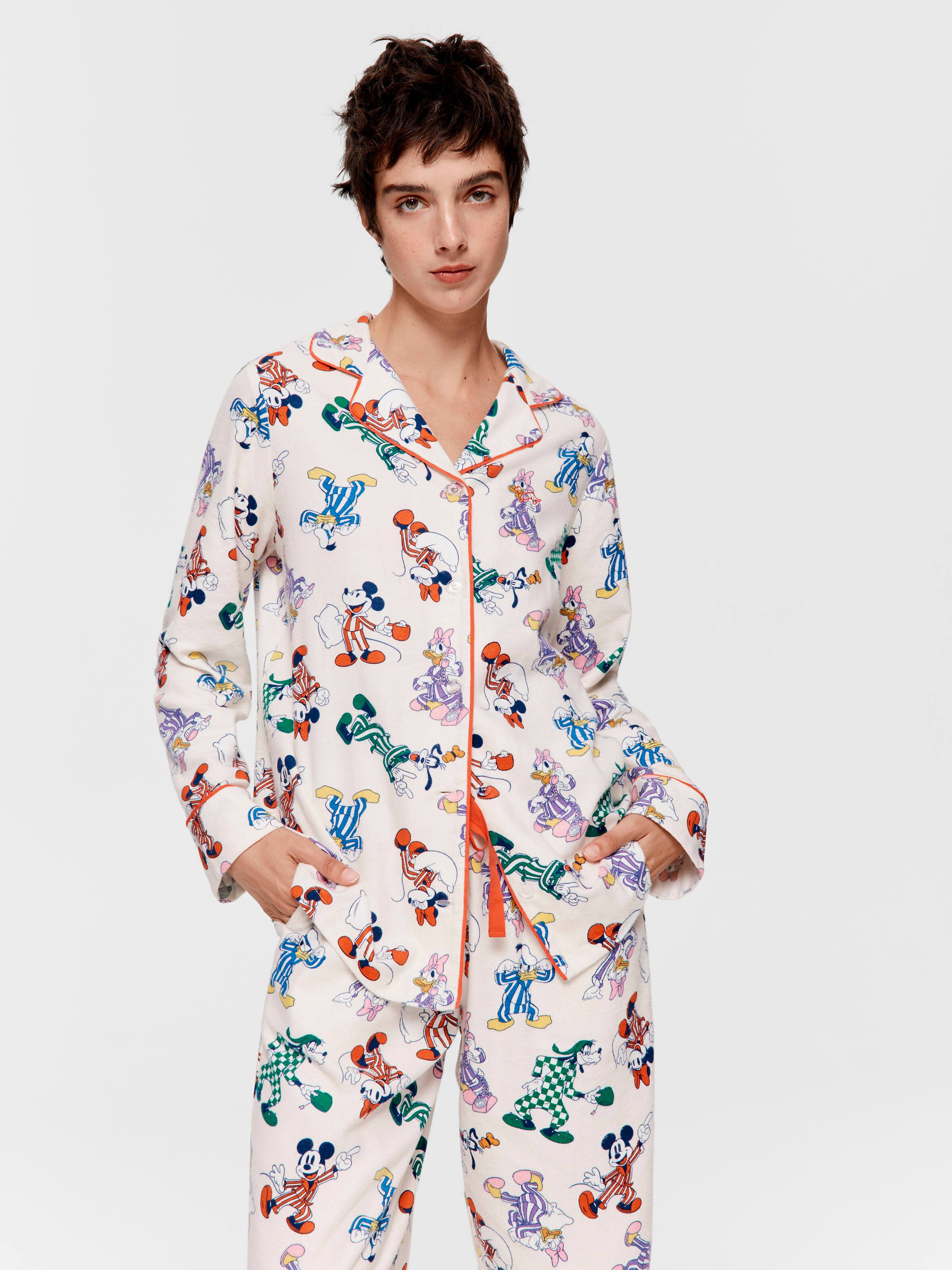& Friends Bamboo Flannelette Classic Pj Set
