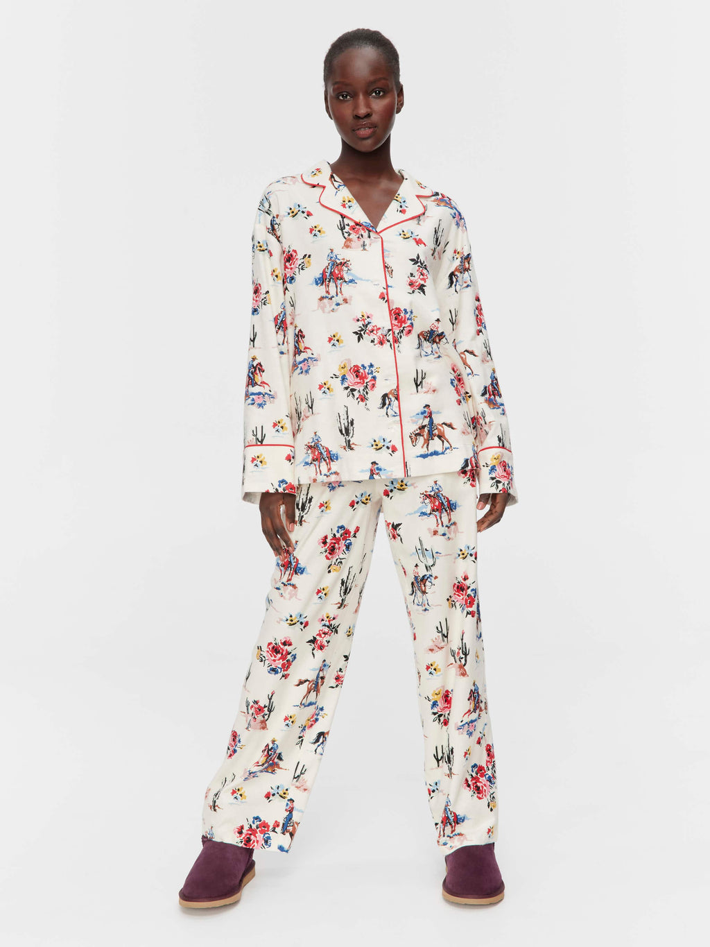 Cowboy Bamboo Flannelette Classic Pj Set