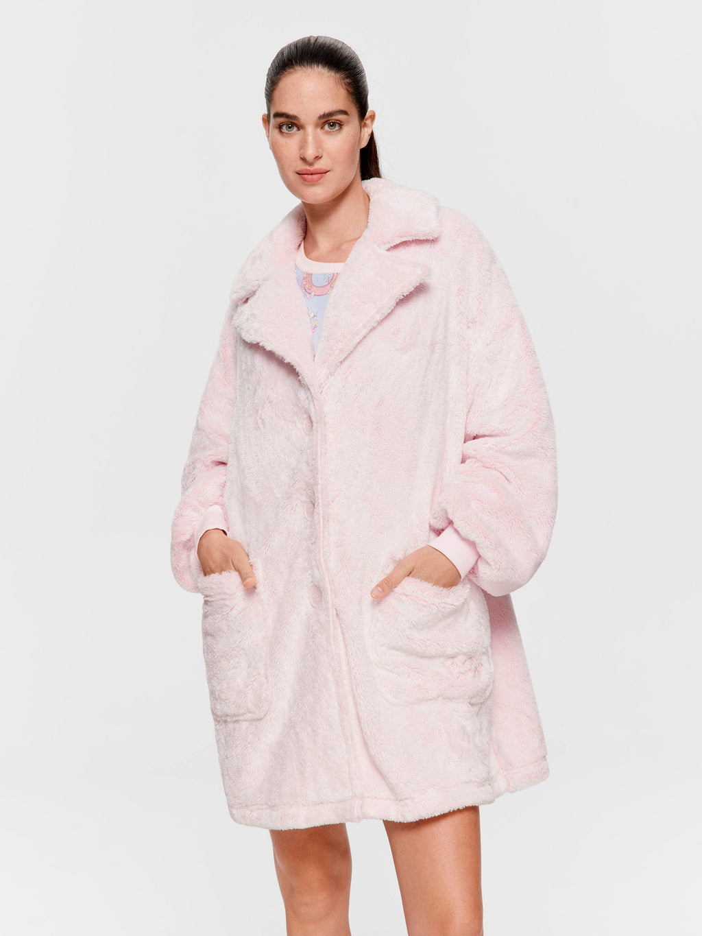 Oversized Fluffy Pink Gown