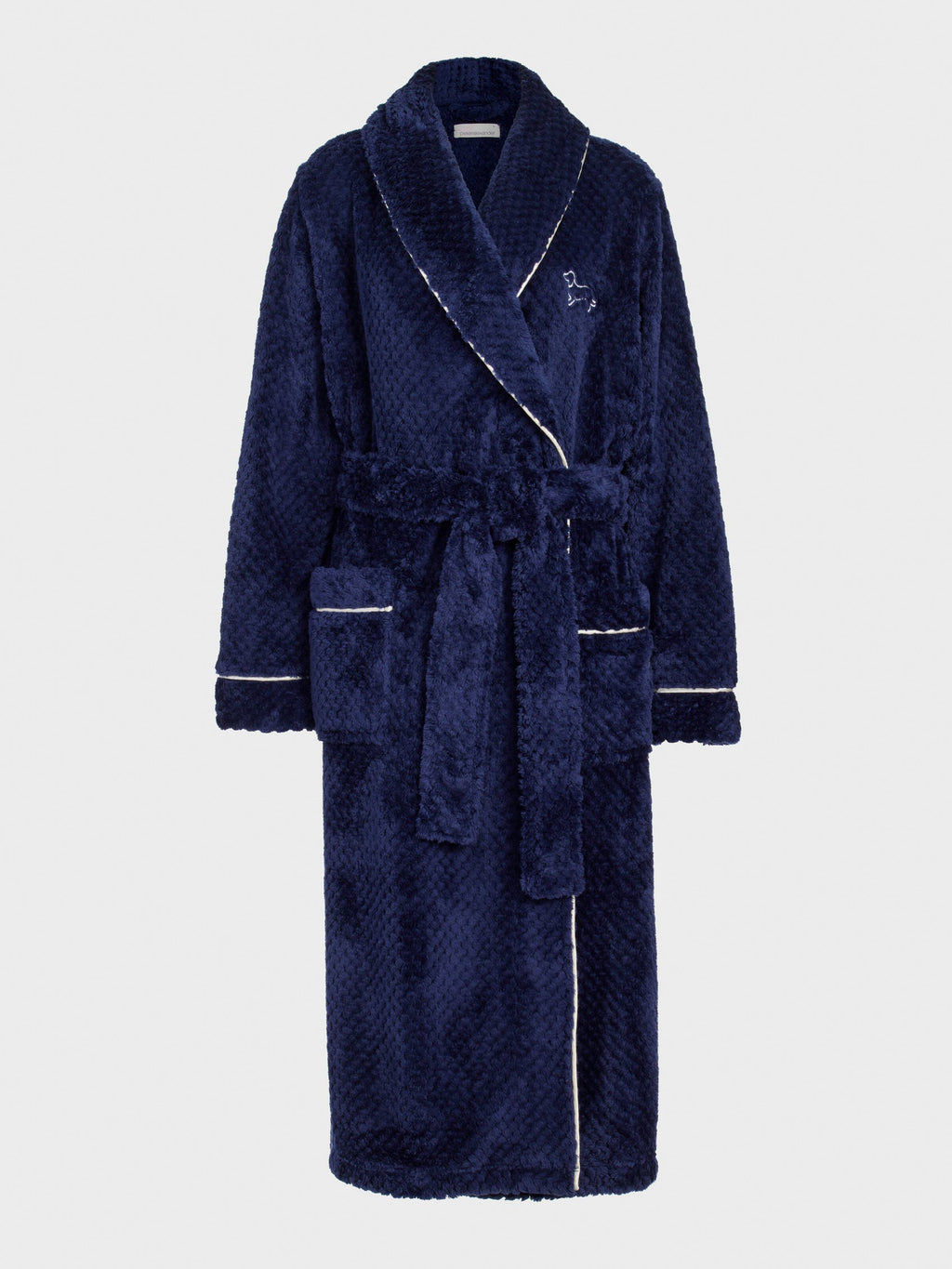 Peter's Navy Jacquard Gown