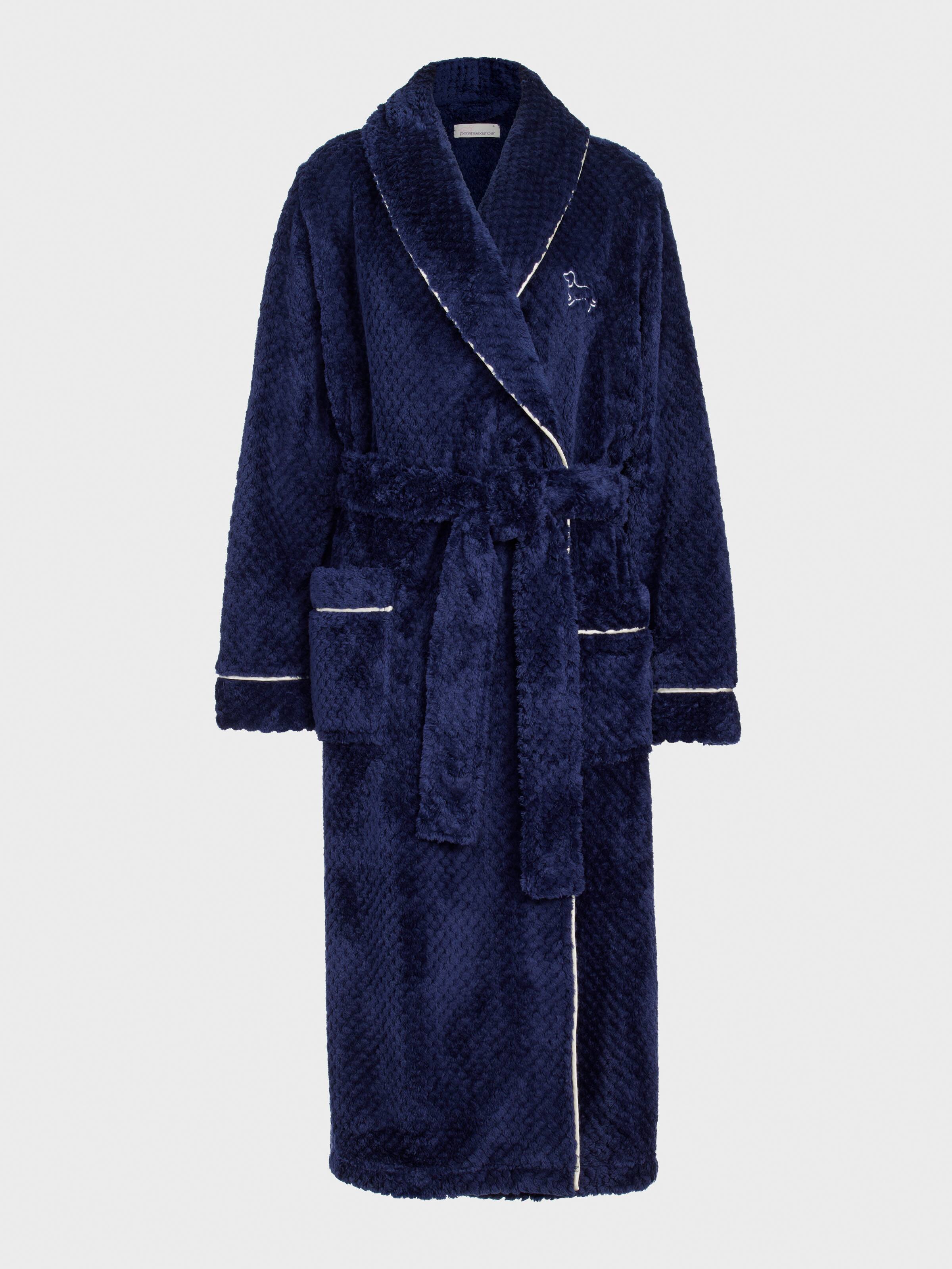 Peter's Navy Jacquard Gown