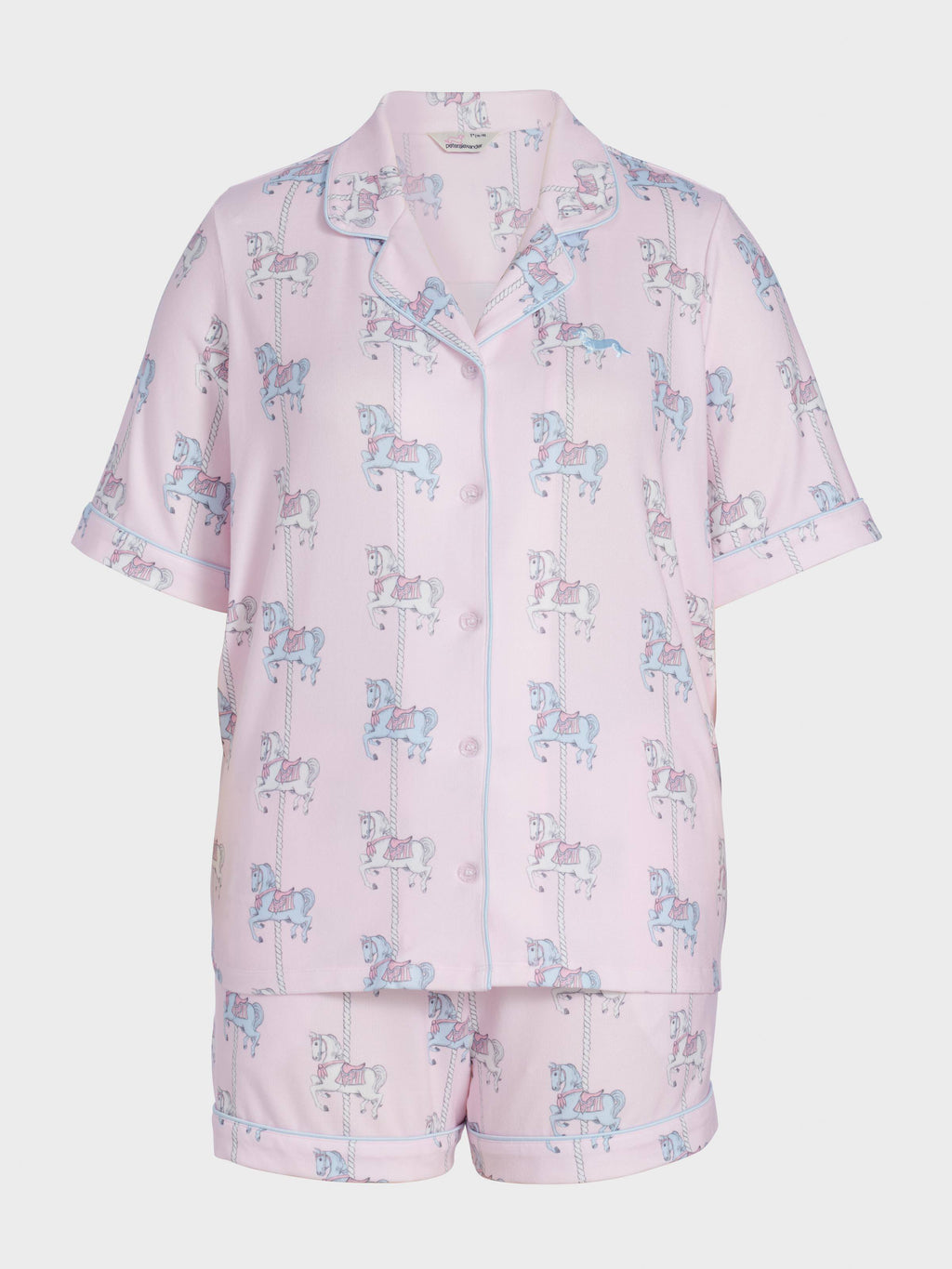 P.A. Plus Carousel Plush Shortie Pj Set