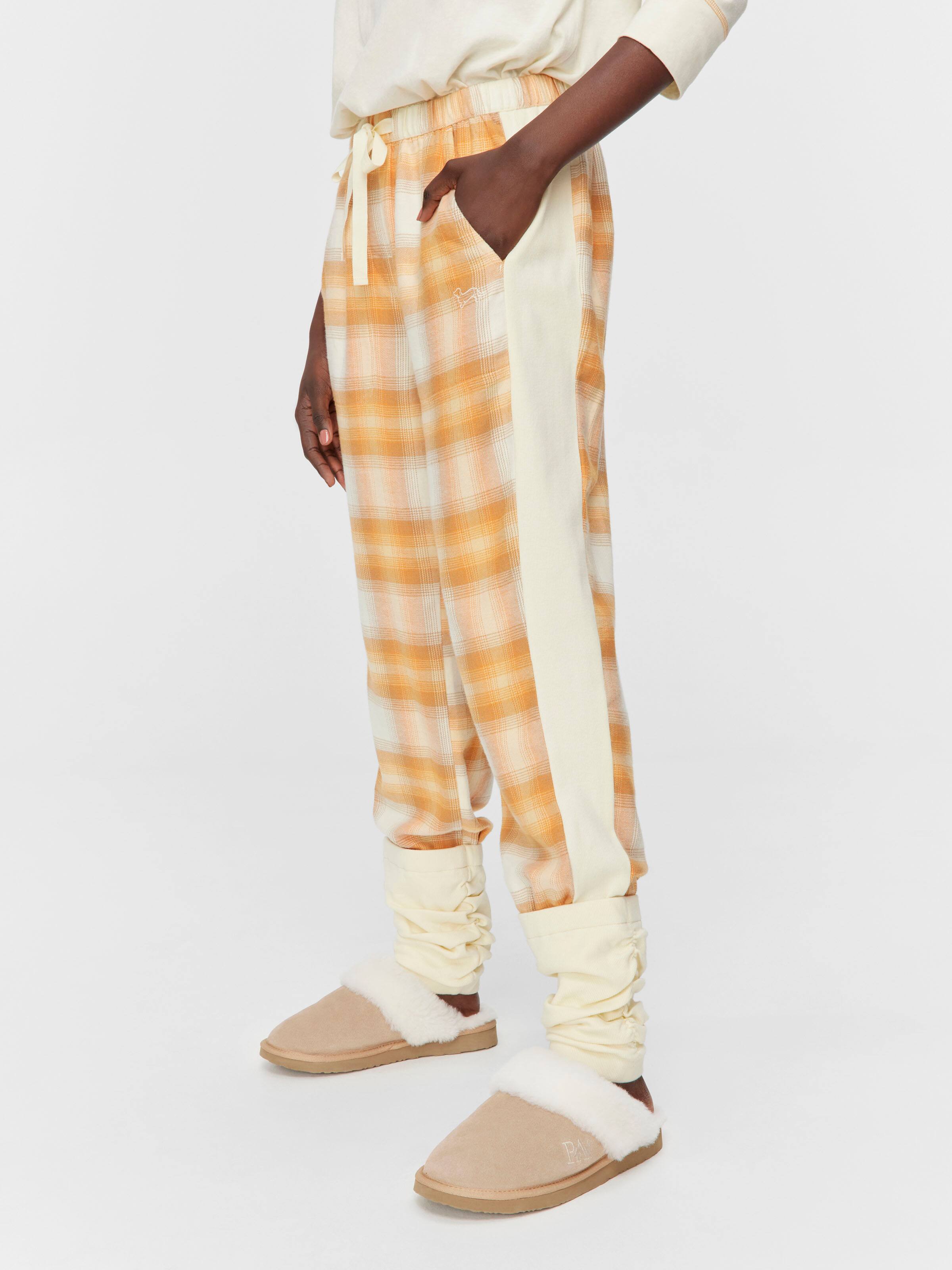 Cowgirl Check Bamboo Flannelette Legwarmer Pj Pant