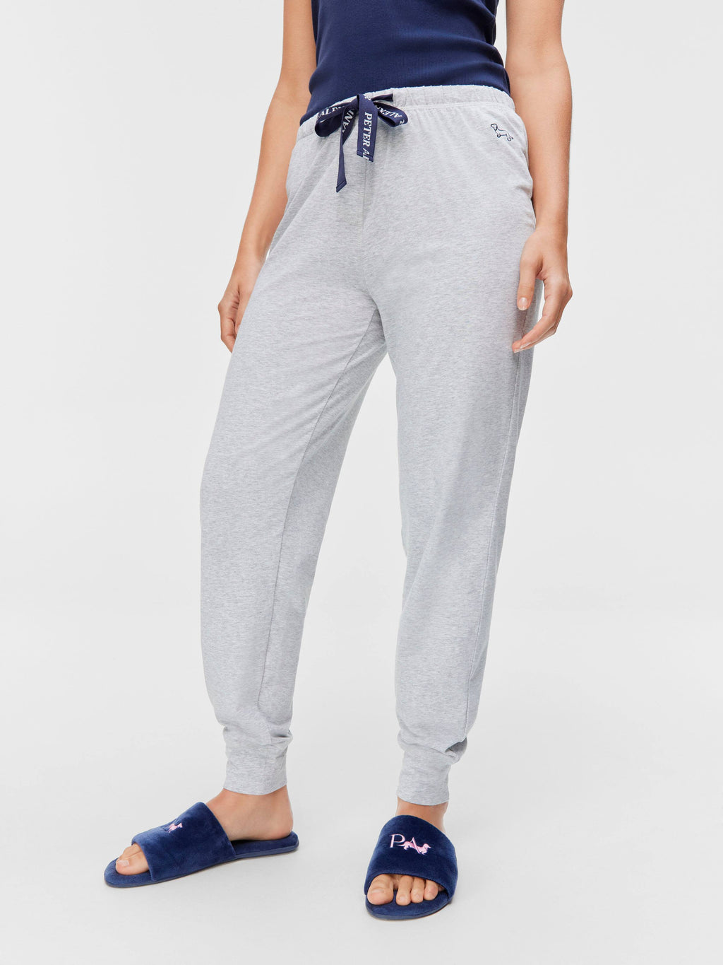 Grey Marle Branded Easy Pj Pant