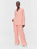Pink & Yellow Check Bamboo Flannelette Classic Pj Set