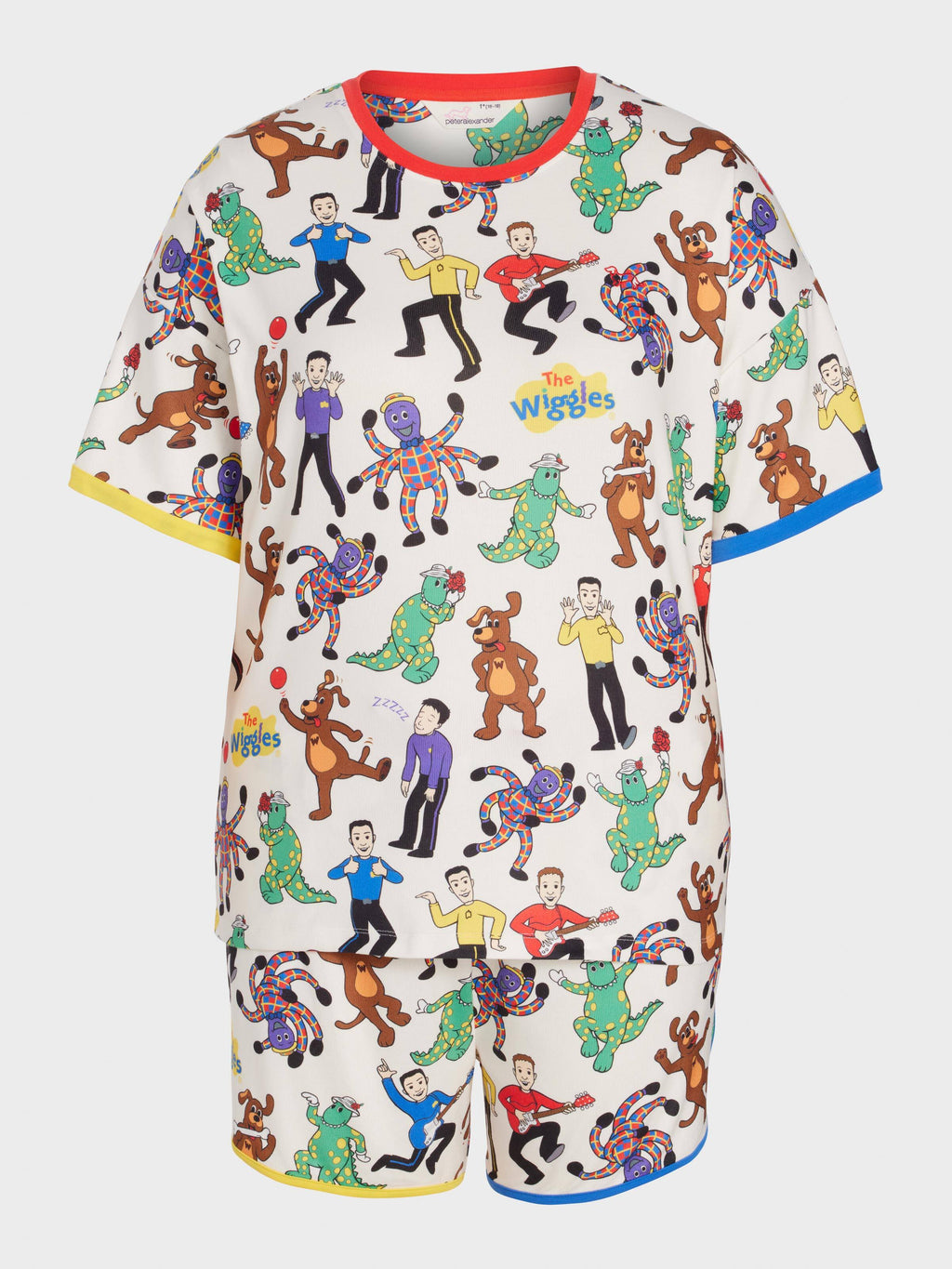 P.A. Plus The Wiggles Plush Shortie Pj Set