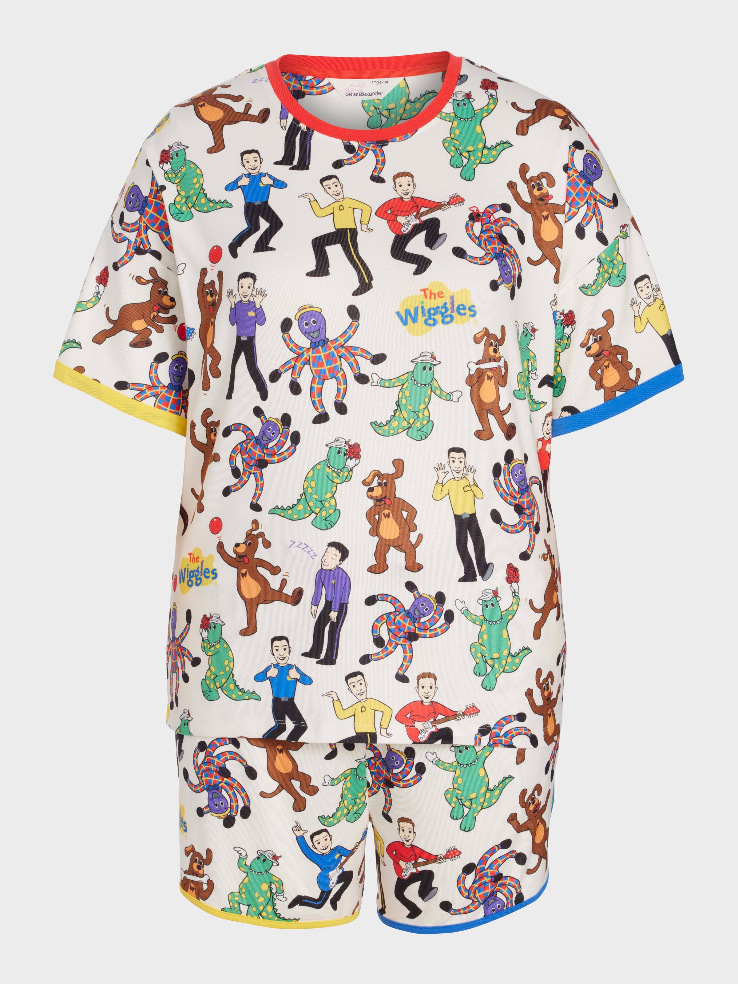P.A. Plus The Wiggles Plush Shortie Pj Set